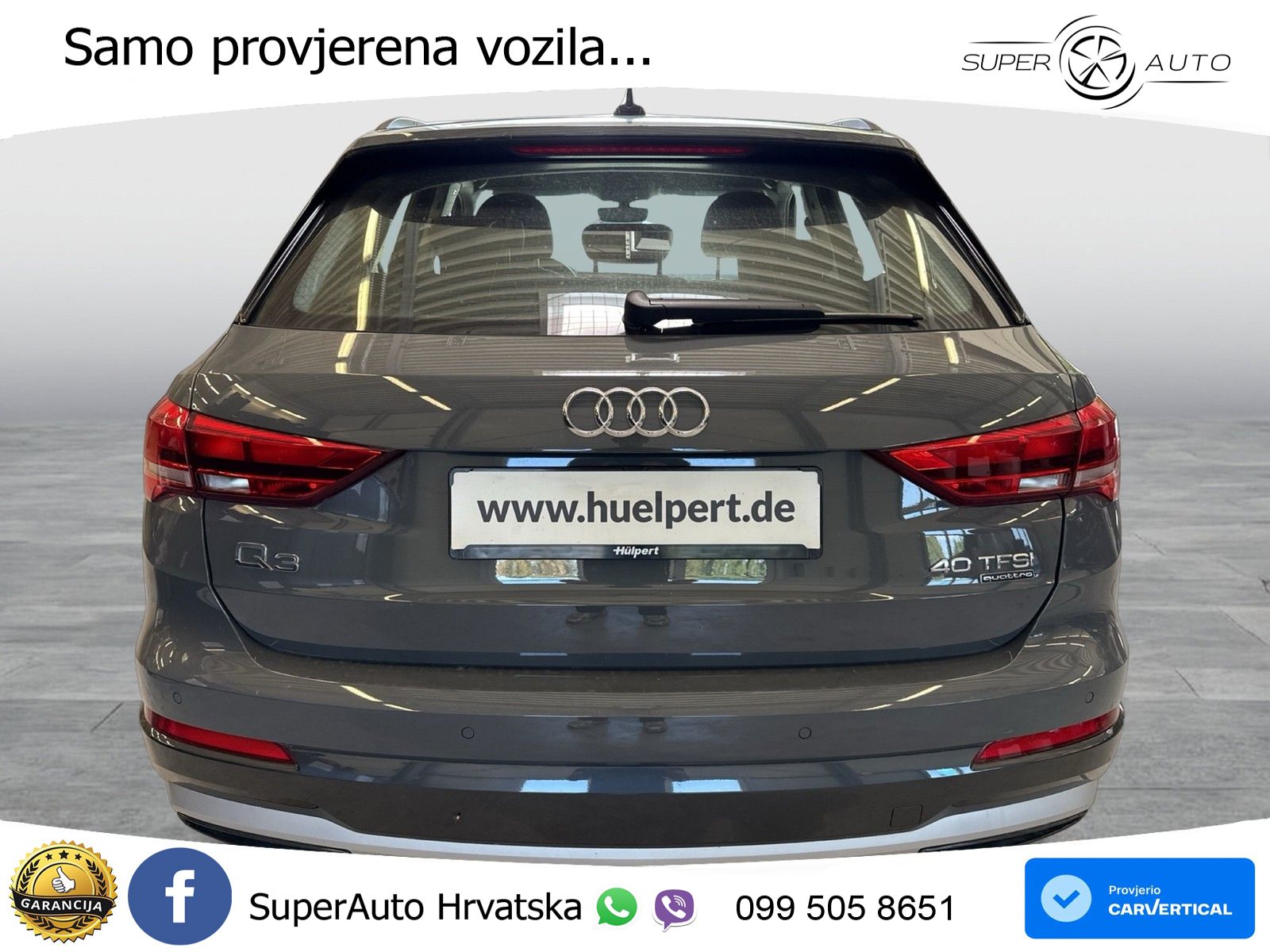 Audi Q3 40 TFSI (190 KS) quattro S tronic advanced LED+GR SJED+ACC