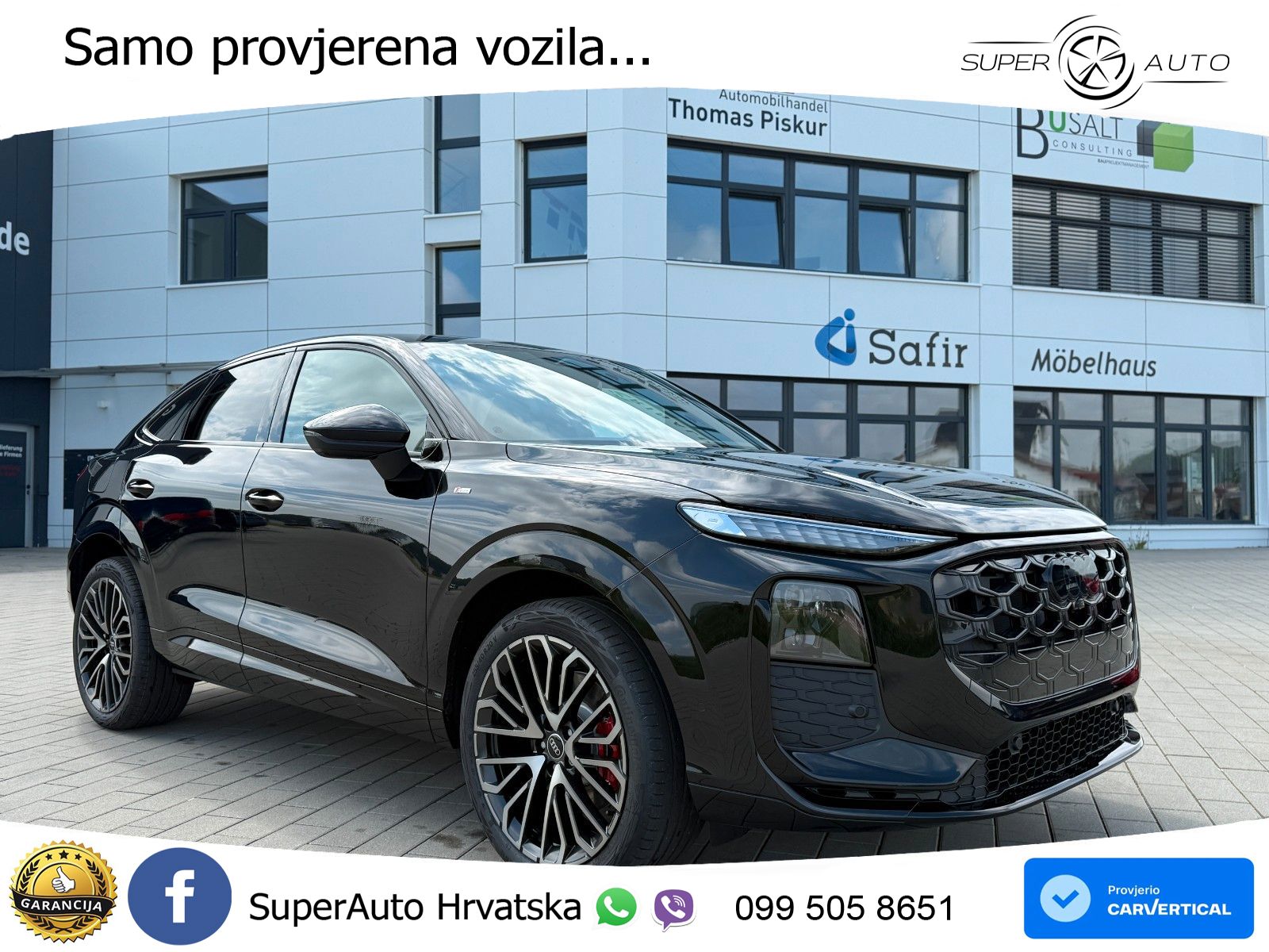 Audi Q3 III Sportback 2.0 TFSI (265 KS) quattro S tronic S line LED+GR SJED+ACC