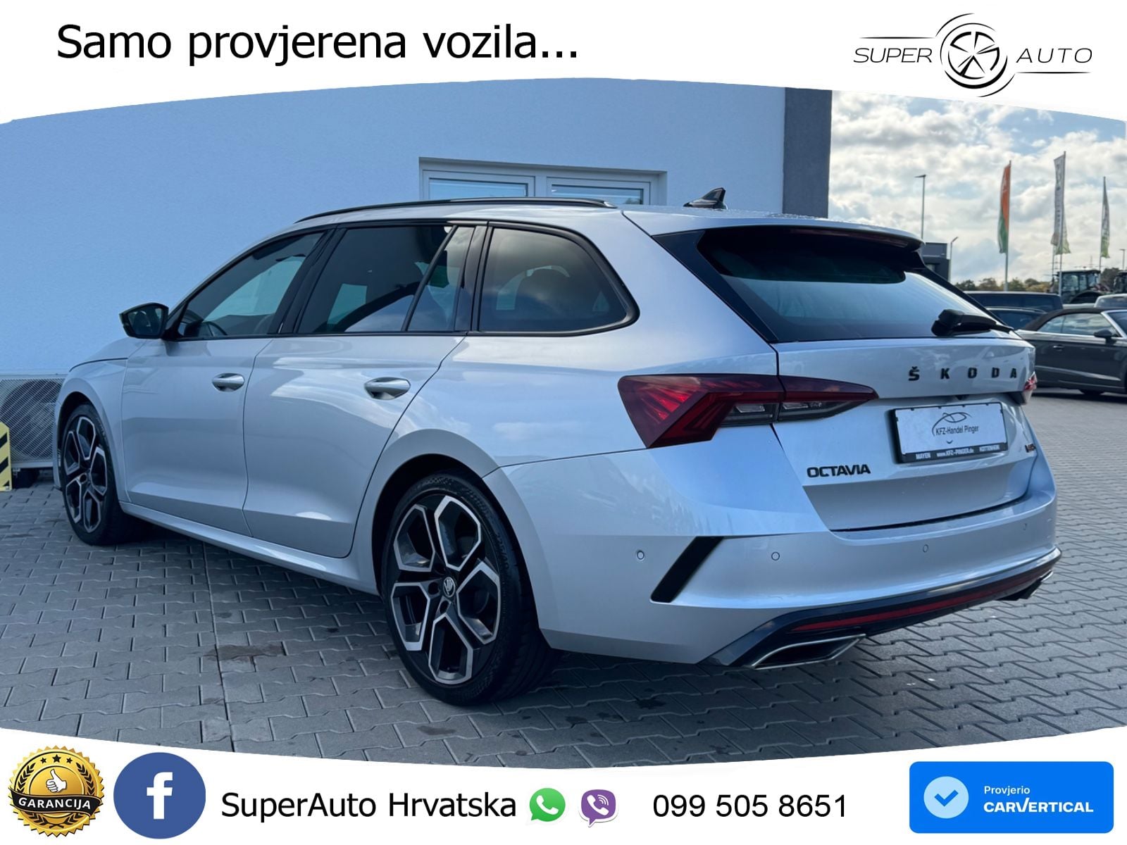 Škoda Octavia Combi RS 2.0 TDI (200 KS) 4x4 DSG LED+GR SJED+ACC