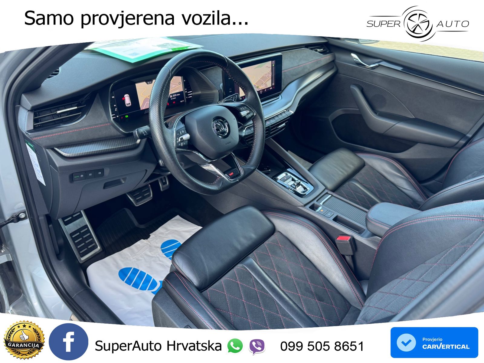 Škoda Octavia Combi RS 2.0 TDI (200 KS) 4x4 DSG LED+GR SJED+ACC