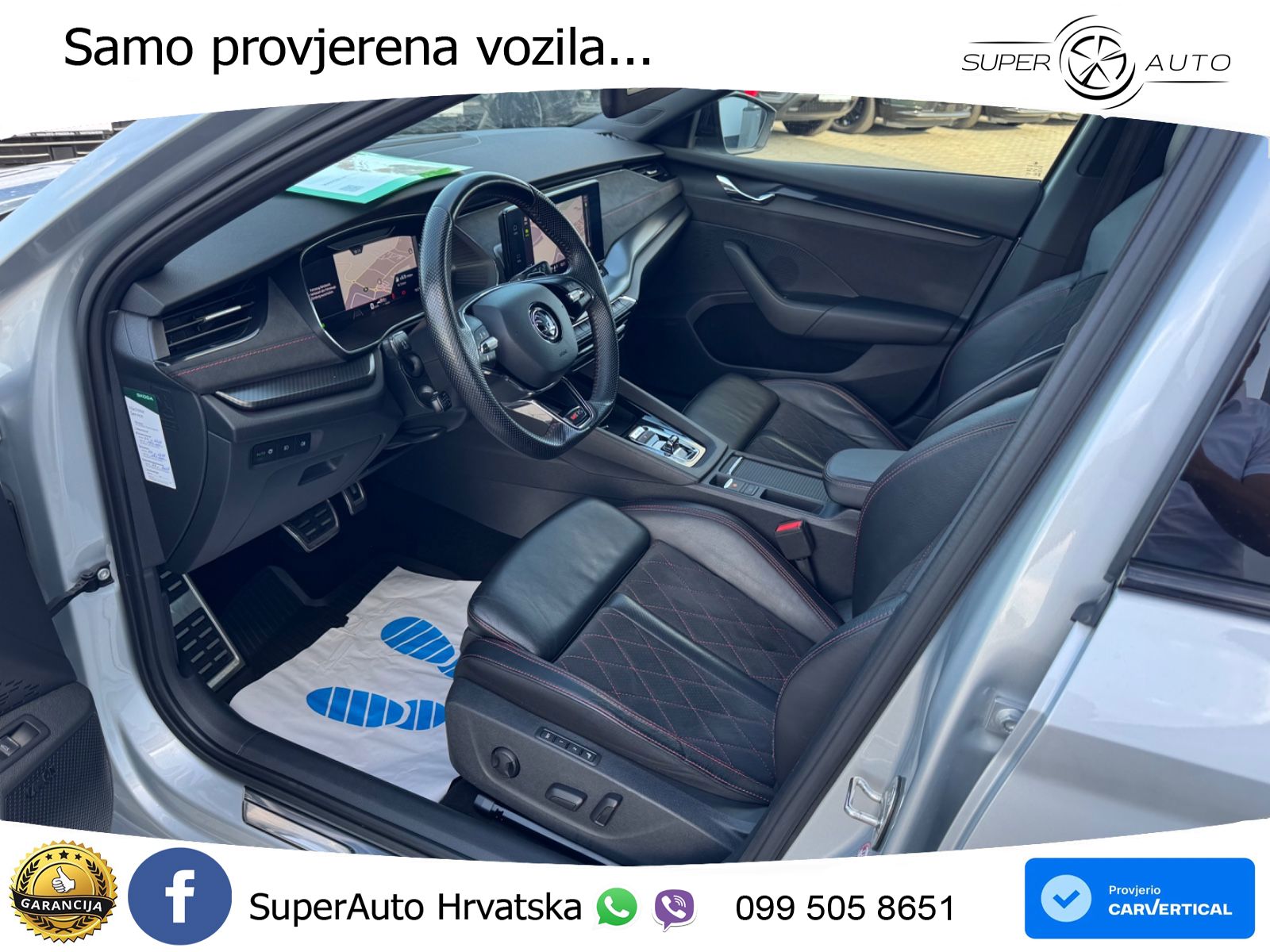 Škoda Octavia Combi RS 2.0 TDI (200 KS) 4x4 DSG LED+GR SJED+ACC