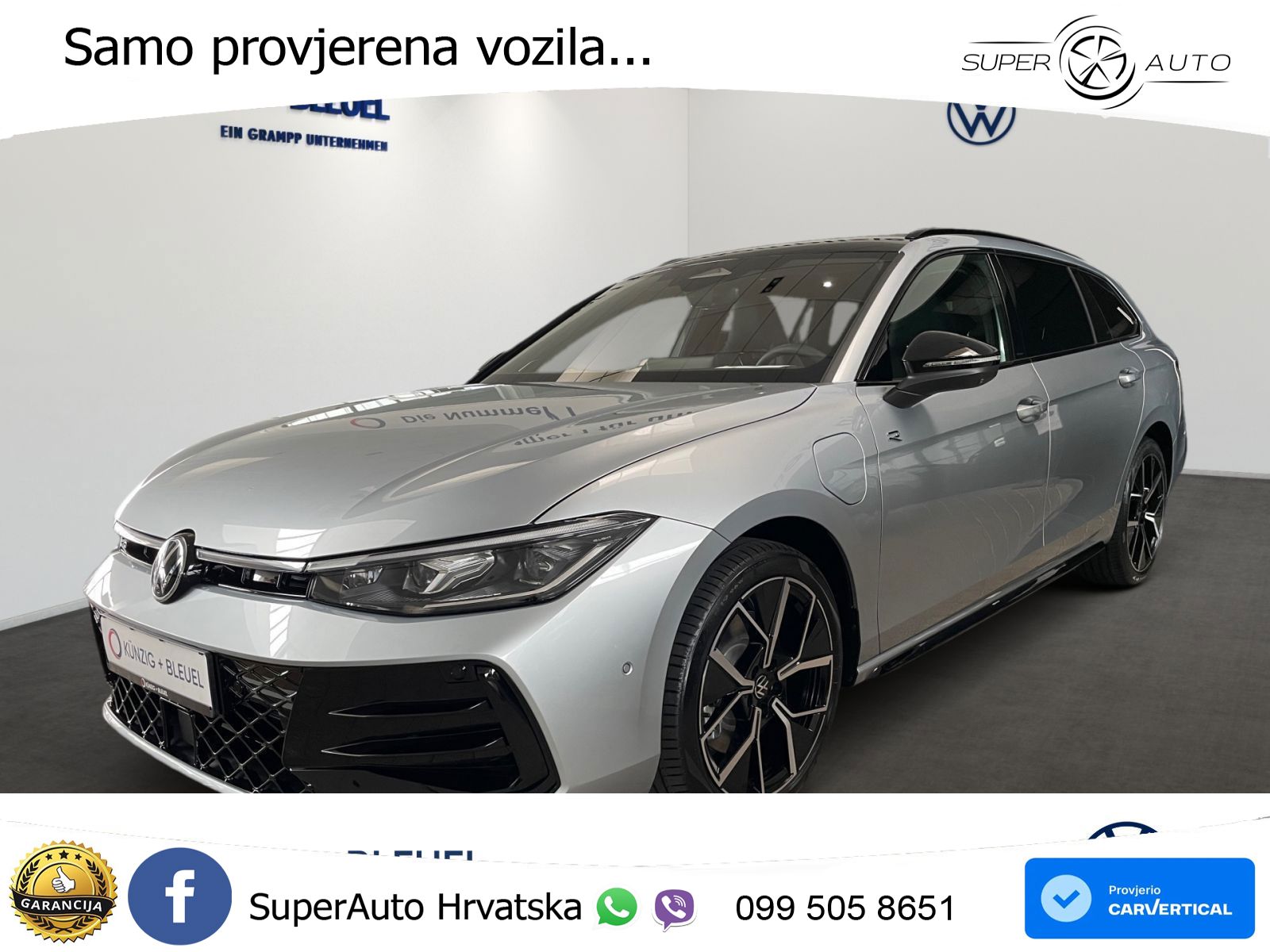 Volkswagen Passat Variant 1.5 TSI (204 KS) eHybrid DSG R-Line LED+GR SJED+ACC