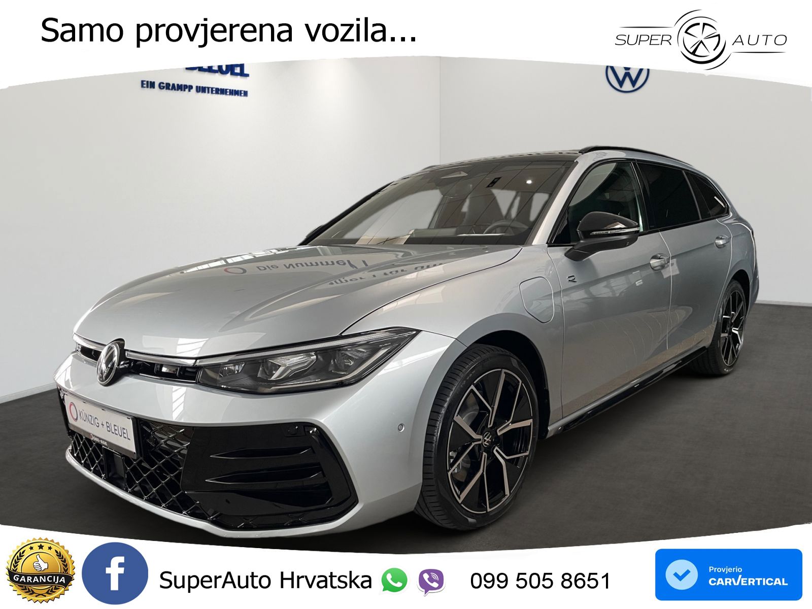 Volkswagen Passat Variant 1.5 TSI (204 KS) eHybrid DSG R-Line LED+GR SJED+ACC