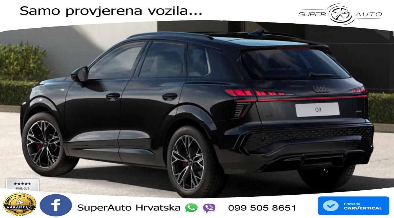 Audi Q3 2.0 TDI (193 KS) quattro S tronic LED+GR SJED+ACC