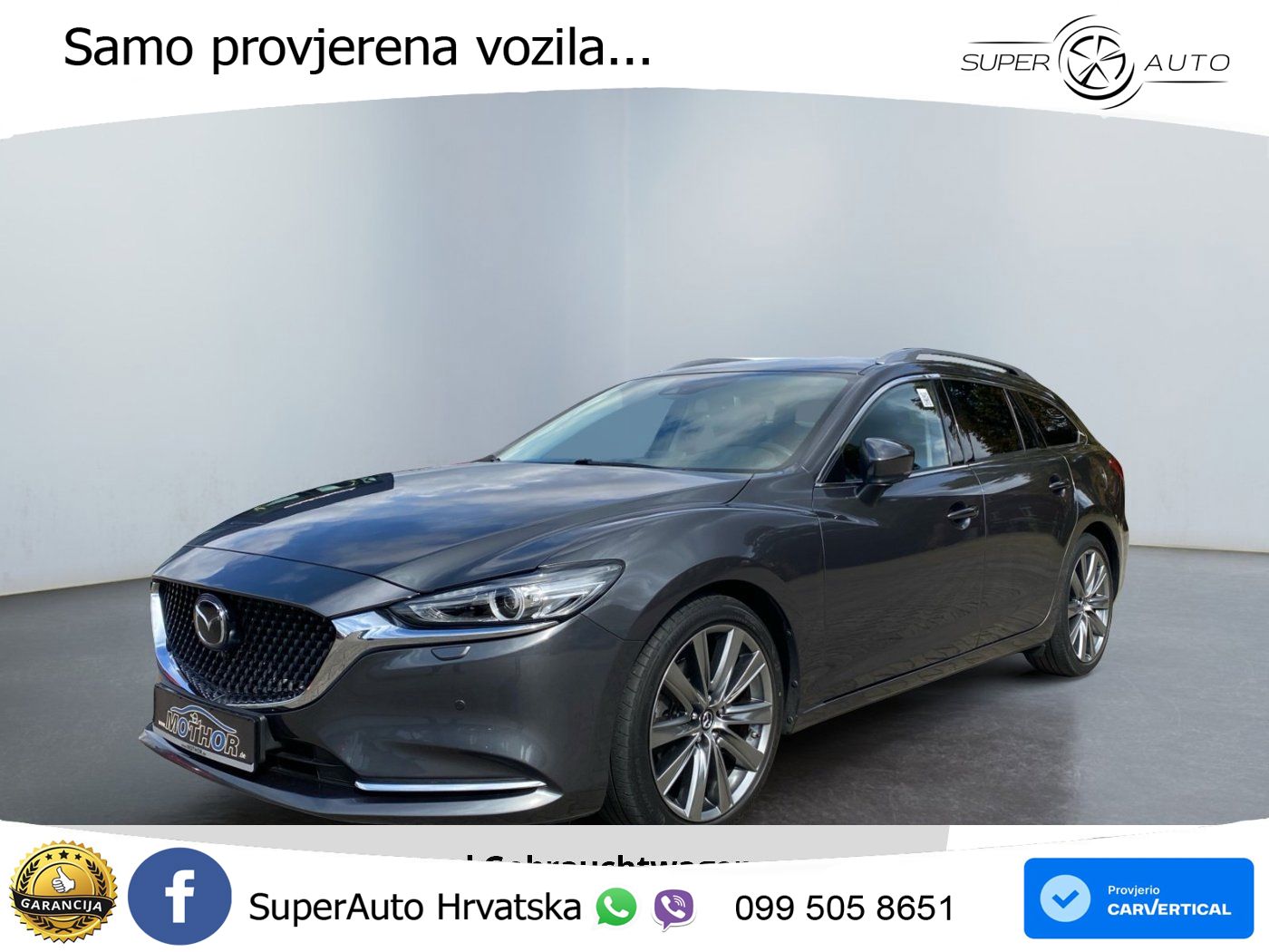 Mazda 6 Sport Combi 2.2 SKYACTIV-D (184 KS) SKYACTIV-Drive MATRIX+GR SJED+KAM