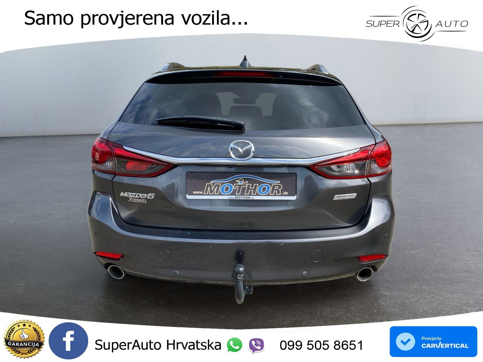 Mazda 6 Sport Combi 2.2 SKYACTIV-D (184 KS) SKYACTIV-Drive MATRIX+GR SJED+KAM