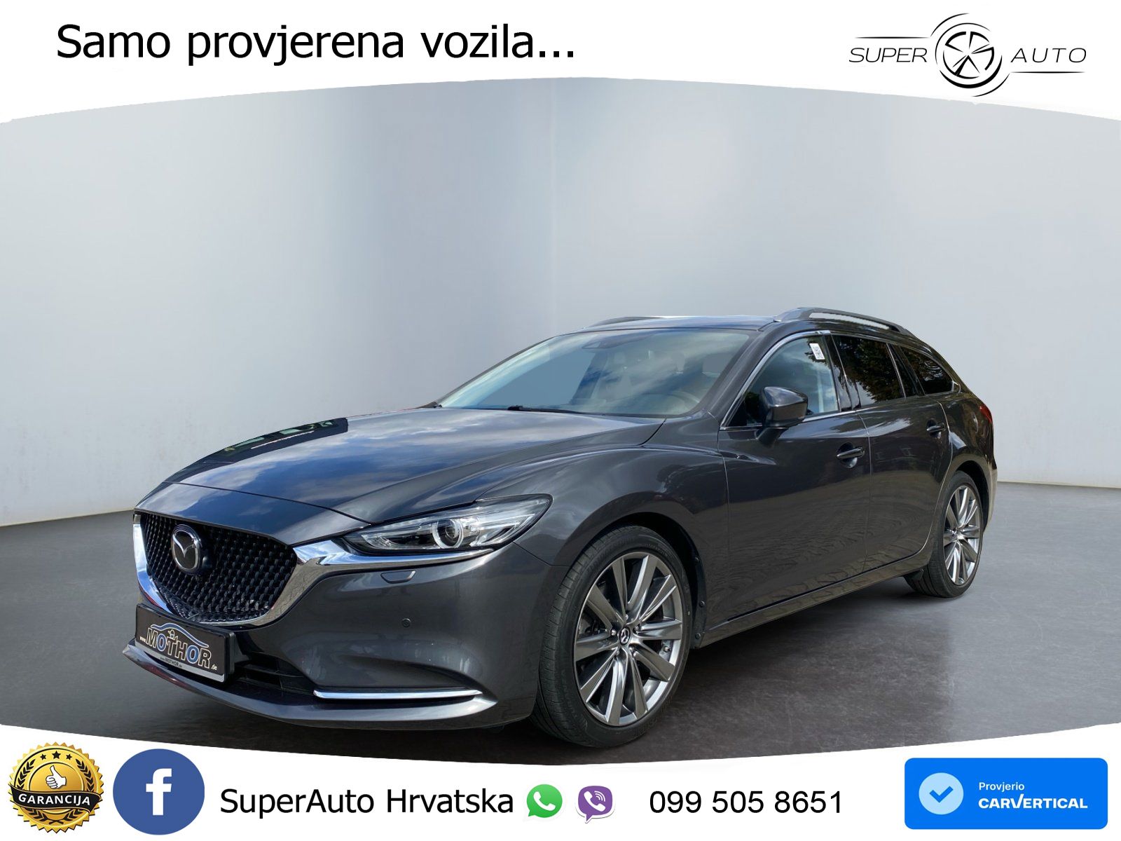 Mazda 6 Sport Combi 2.2 SKYACTIV-D (184 KS) SKYACTIV-Drive MATRIX+GR SJED+KAM