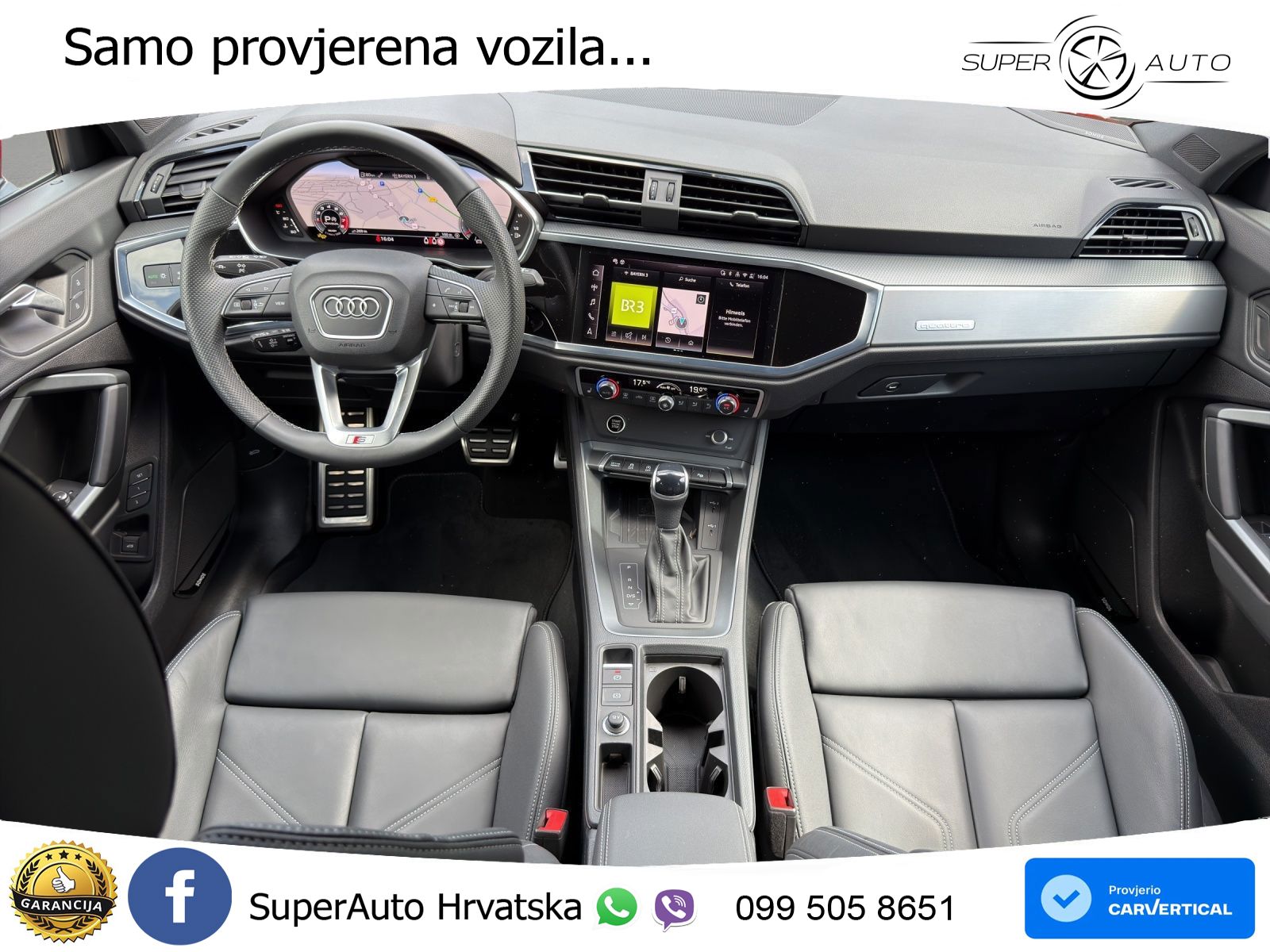 Audi Q3 II Sportback 45 TFSI (245 KS) quattro S tronic S line MATRIX+GR SJED+KAM