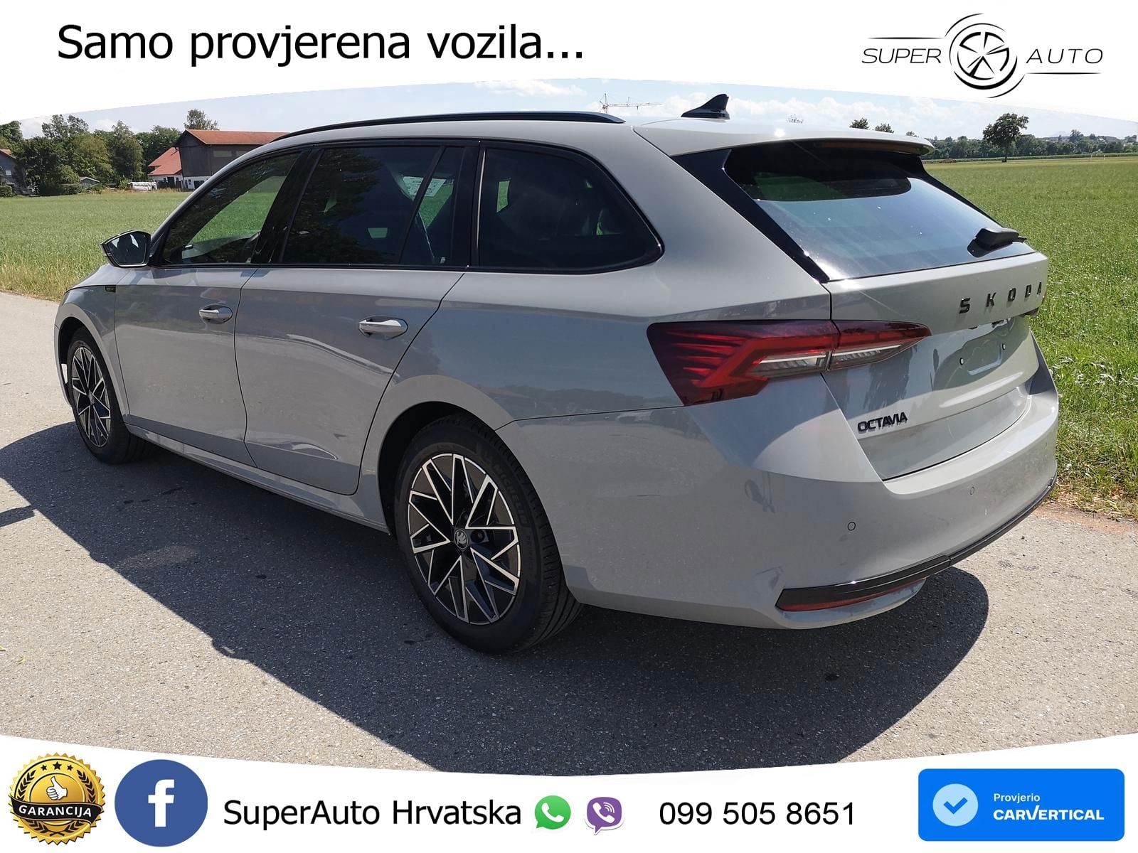 Škoda Octavia Combi 2.0 TDI (150 KS) DSG SportLine LED+GR SJED+ACC