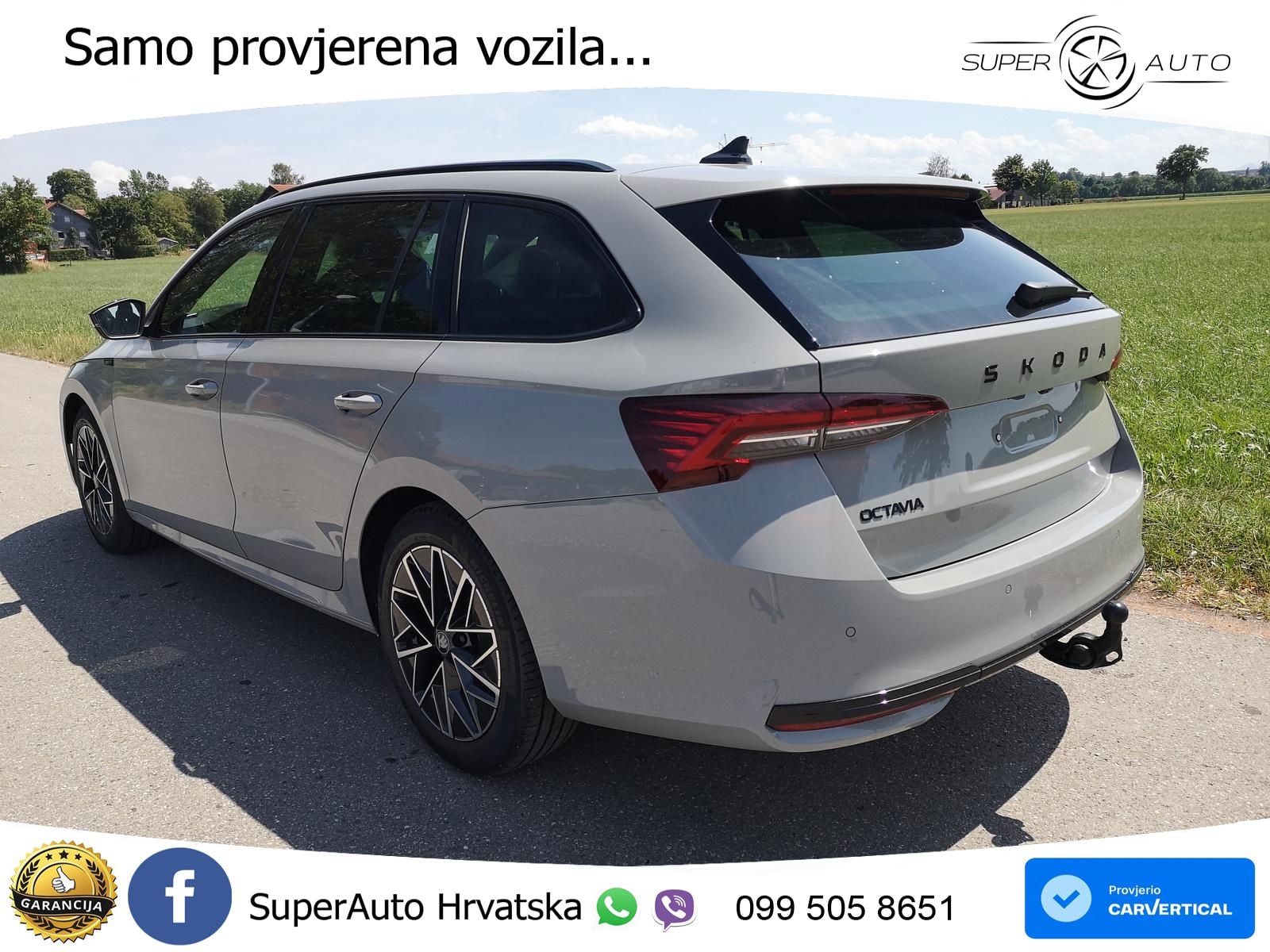 Škoda Octavia Combi 2.0 TDI (150 KS) DSG SportLine LED+GR SJED+ACC
