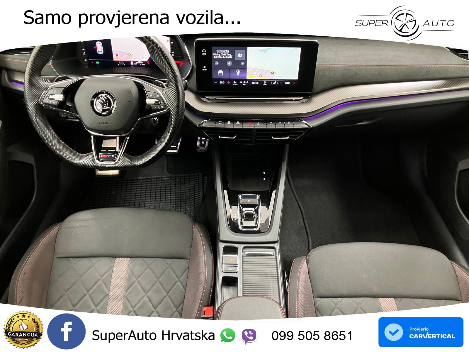 Škoda Octavia Combi RS 2.0 TDI (200 KS) DSG LED+GR SJED+ACC