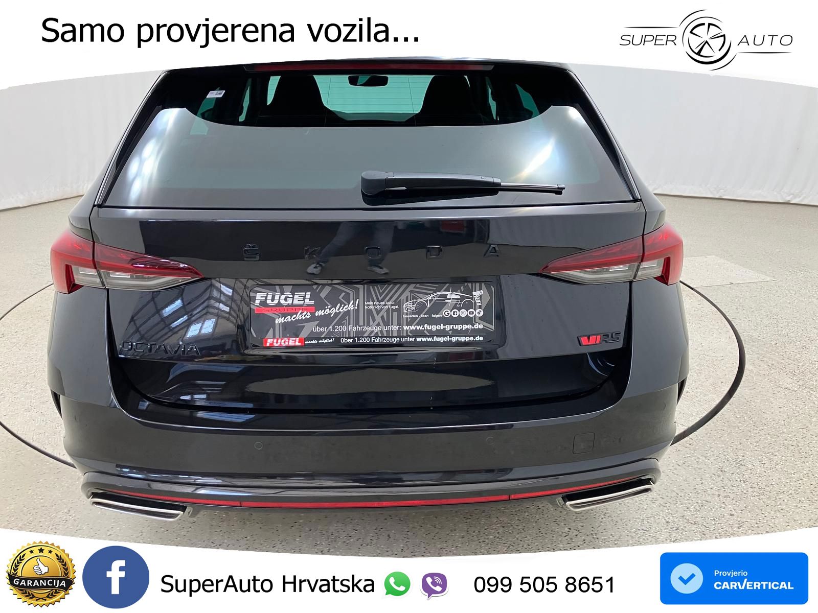 Škoda Octavia Combi RS 2.0 TDI (200 KS) DSG LED+GR SJED+ACC