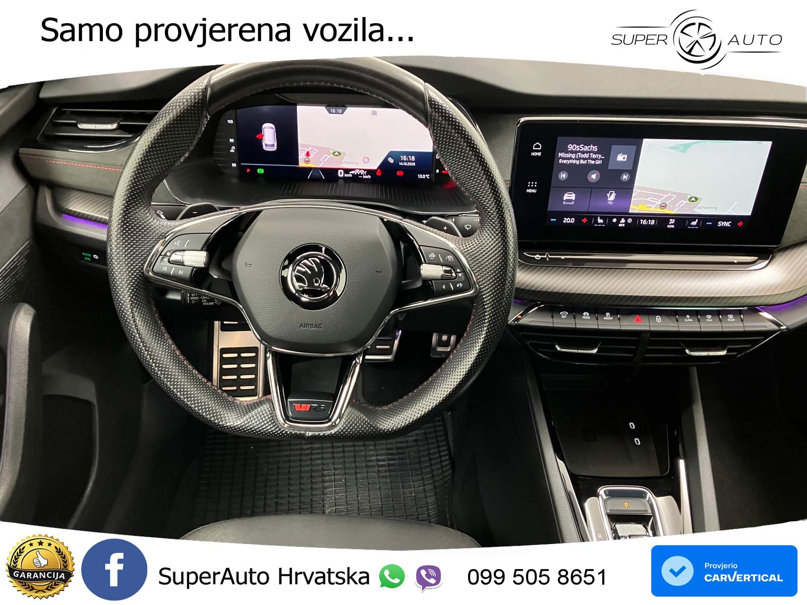 Škoda Octavia Combi RS 2.0 TDI (200 KS) DSG LED+GR SJED+ACC
