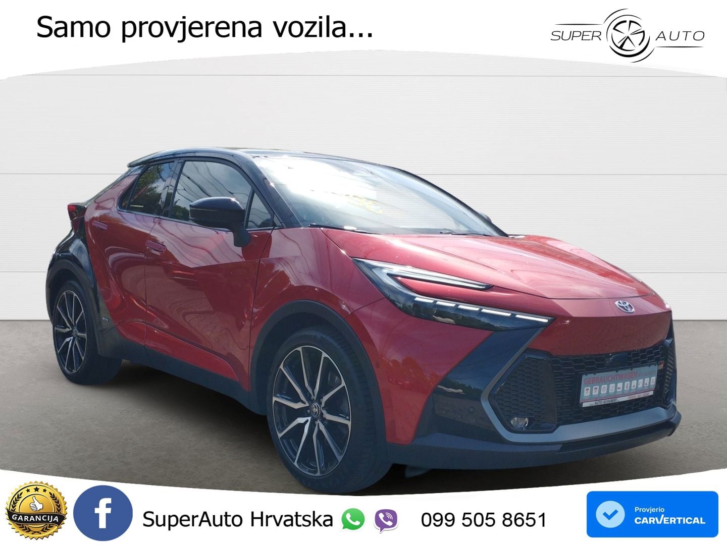 Toyota C-HR 2.0 (198 KS) Hybrid AWD e-CVT GR Sport LED+GR SJED+ACC