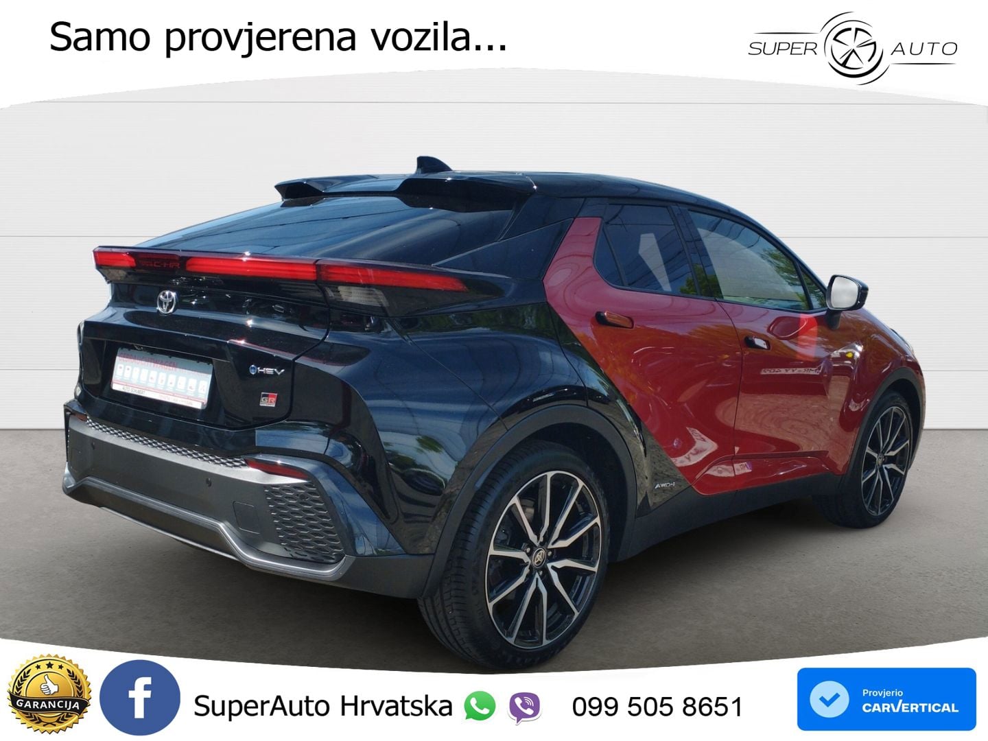 Toyota C-HR 2.0 (198 KS) Hybrid AWD e-CVT GR Sport LED+GR SJED+ACC