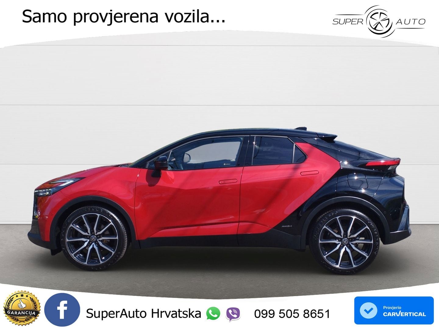 Toyota C-HR 2.0 (198 KS) Hybrid AWD e-CVT GR Sport LED+GR SJED+ACC
