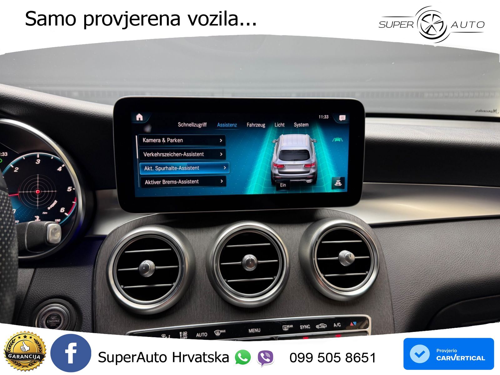 Mercedes GLC 300d (245 KS) 4MATIC G-TRONIC AMG LED+GR SJED+ACC