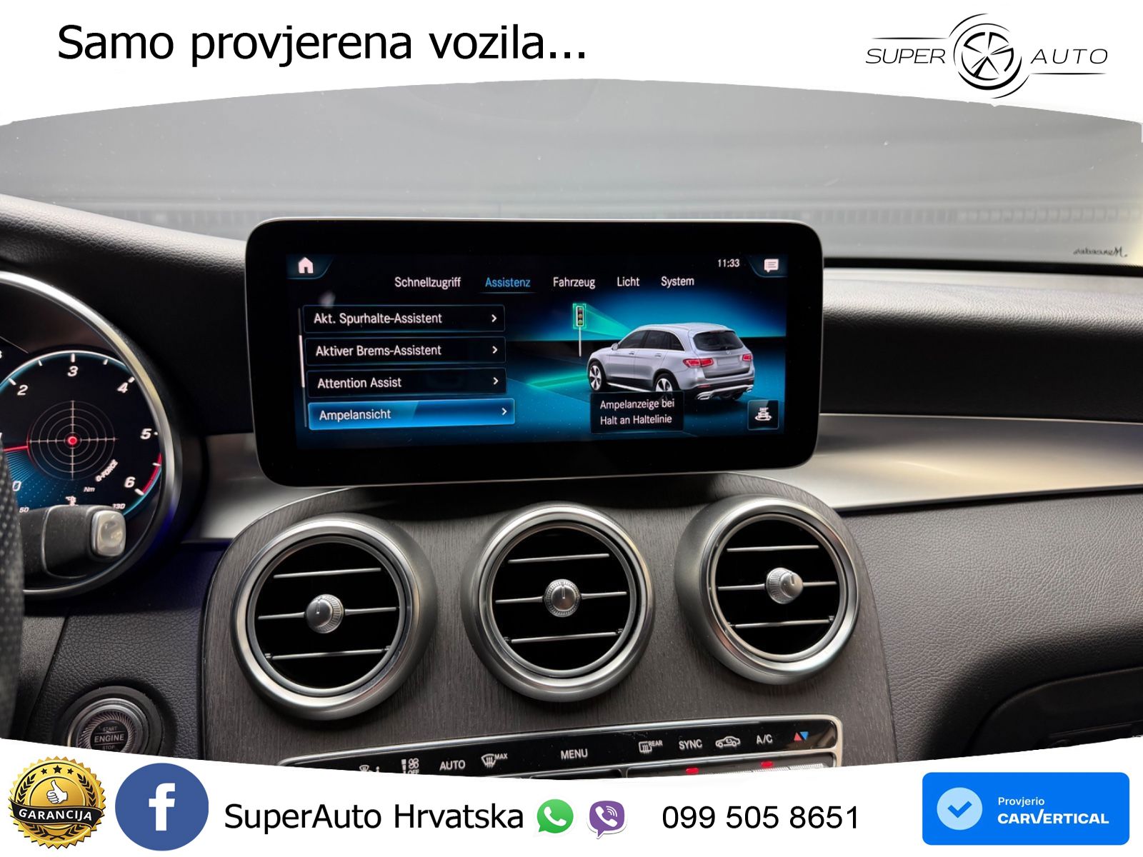 Mercedes GLC 300d (245 KS) 4MATIC G-TRONIC AMG LED+GR SJED+ACC