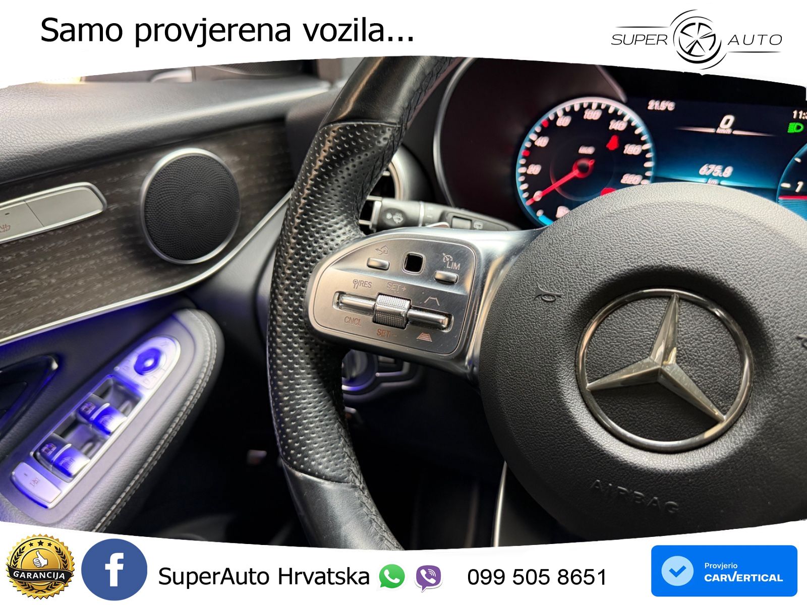 Mercedes GLC 300d (245 KS) 4MATIC G-TRONIC AMG LED+GR SJED+ACC