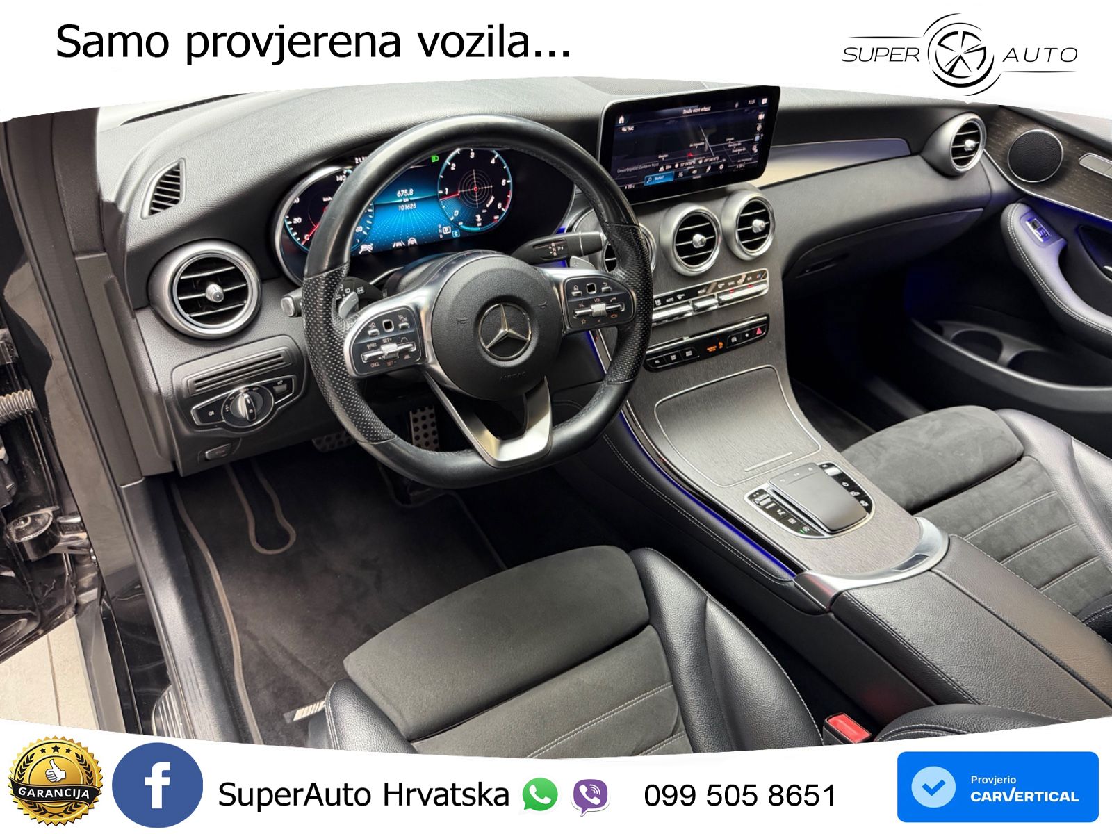 Mercedes GLC 300d (245 KS) 4MATIC G-TRONIC AMG LED+GR SJED+ACC