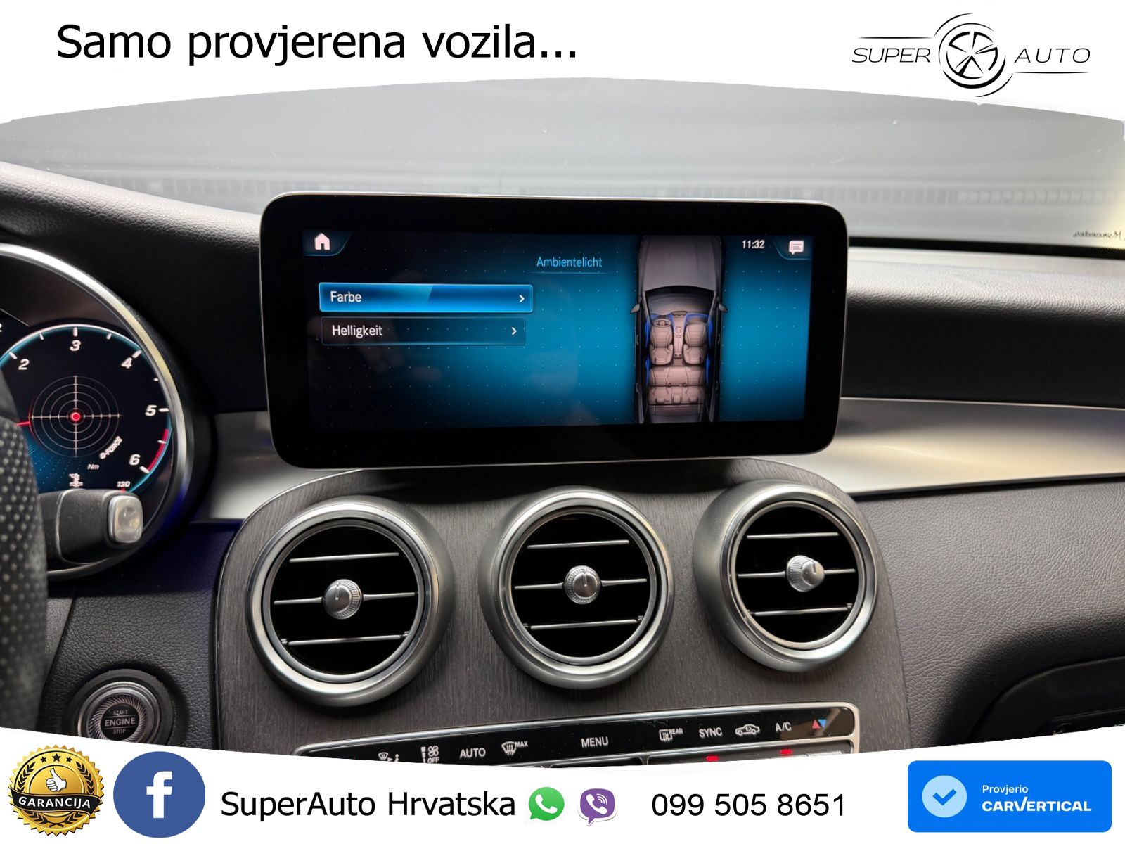 Mercedes GLC 300d (245 KS) 4MATIC G-TRONIC AMG LED+GR SJED+ACC