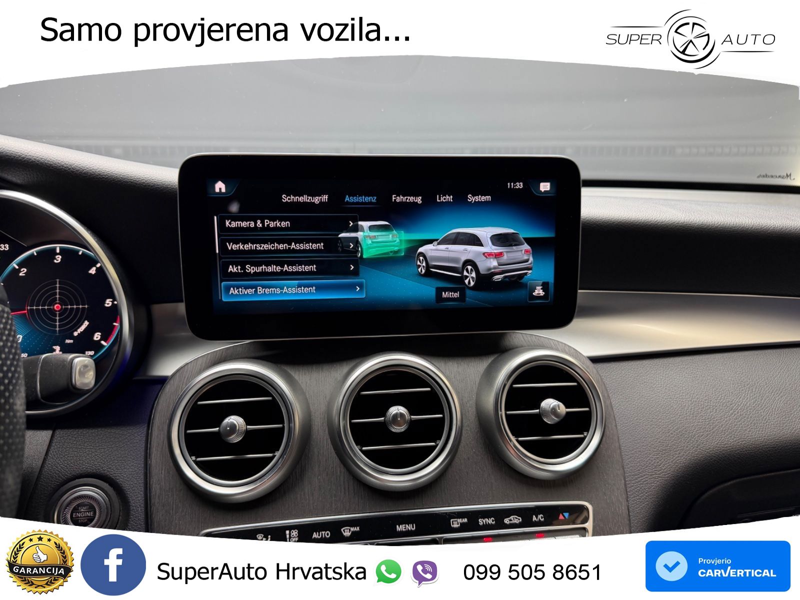 Mercedes GLC 300d (245 KS) 4MATIC G-TRONIC AMG LED+GR SJED+ACC