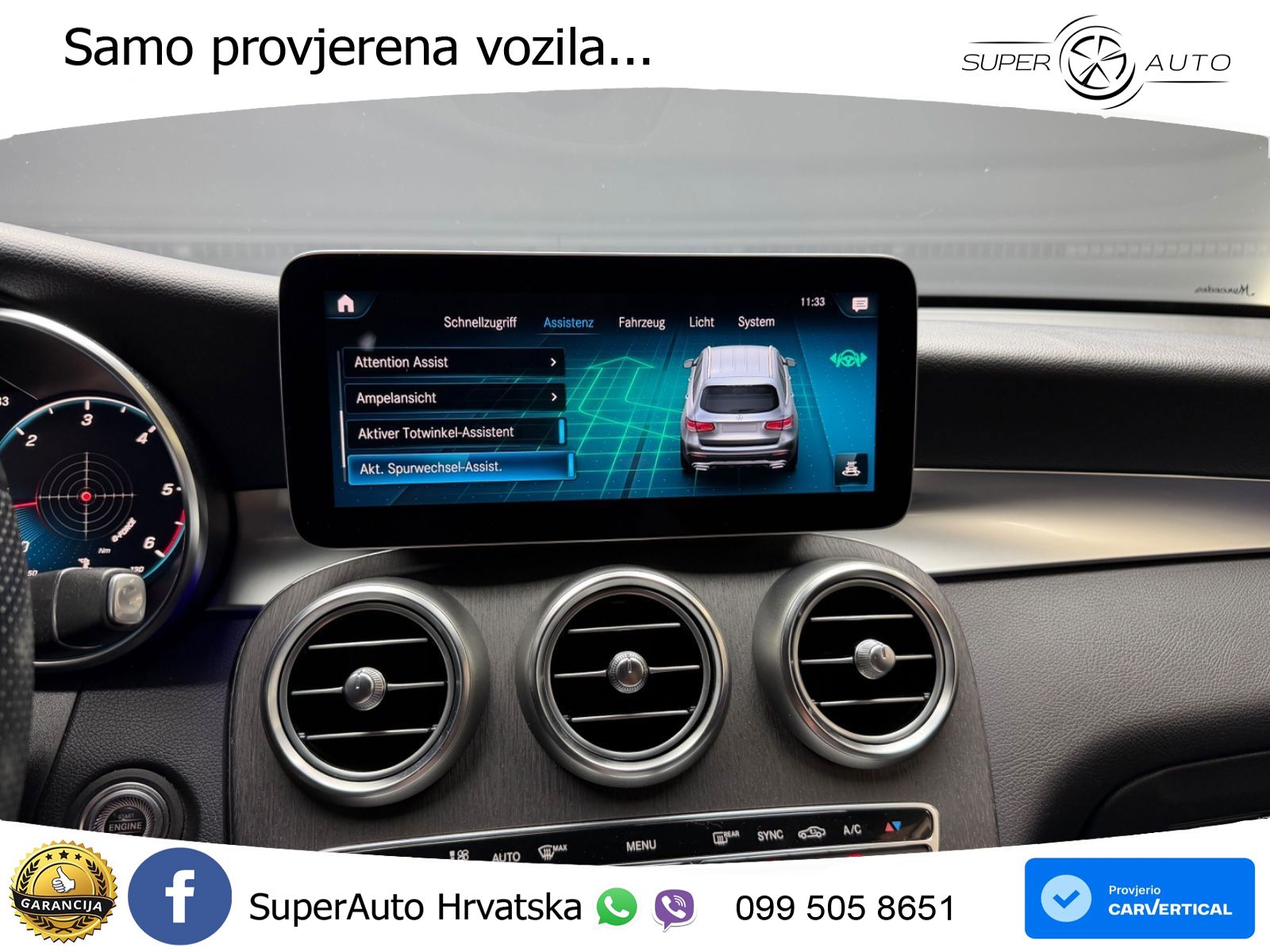 Mercedes GLC 300d (245 KS) 4MATIC G-TRONIC AMG LED+GR SJED+ACC