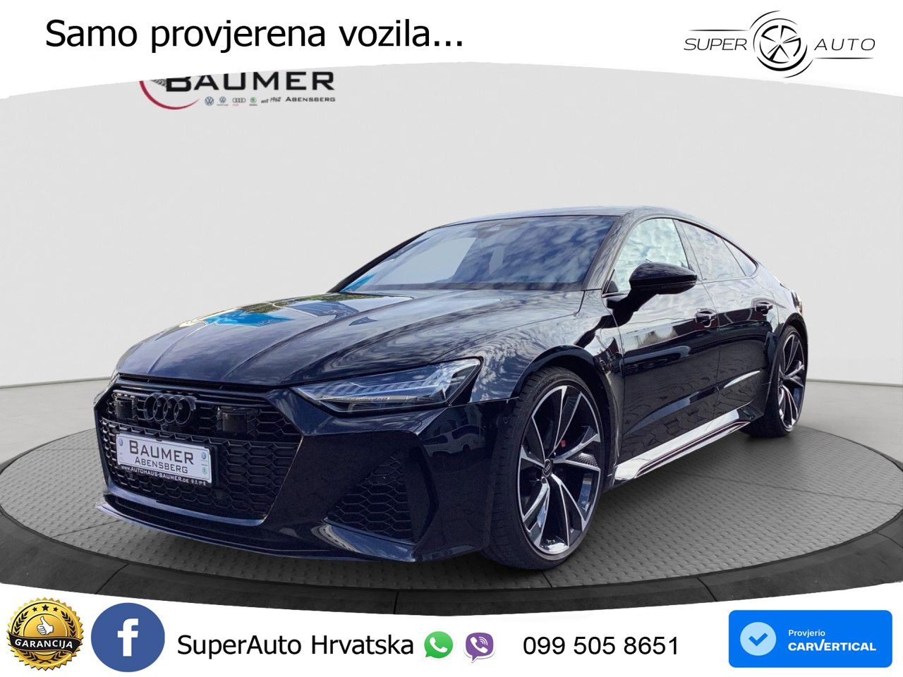 Audi RS7 4.0 TFSI V8 (600 KS) quattro tiptronic