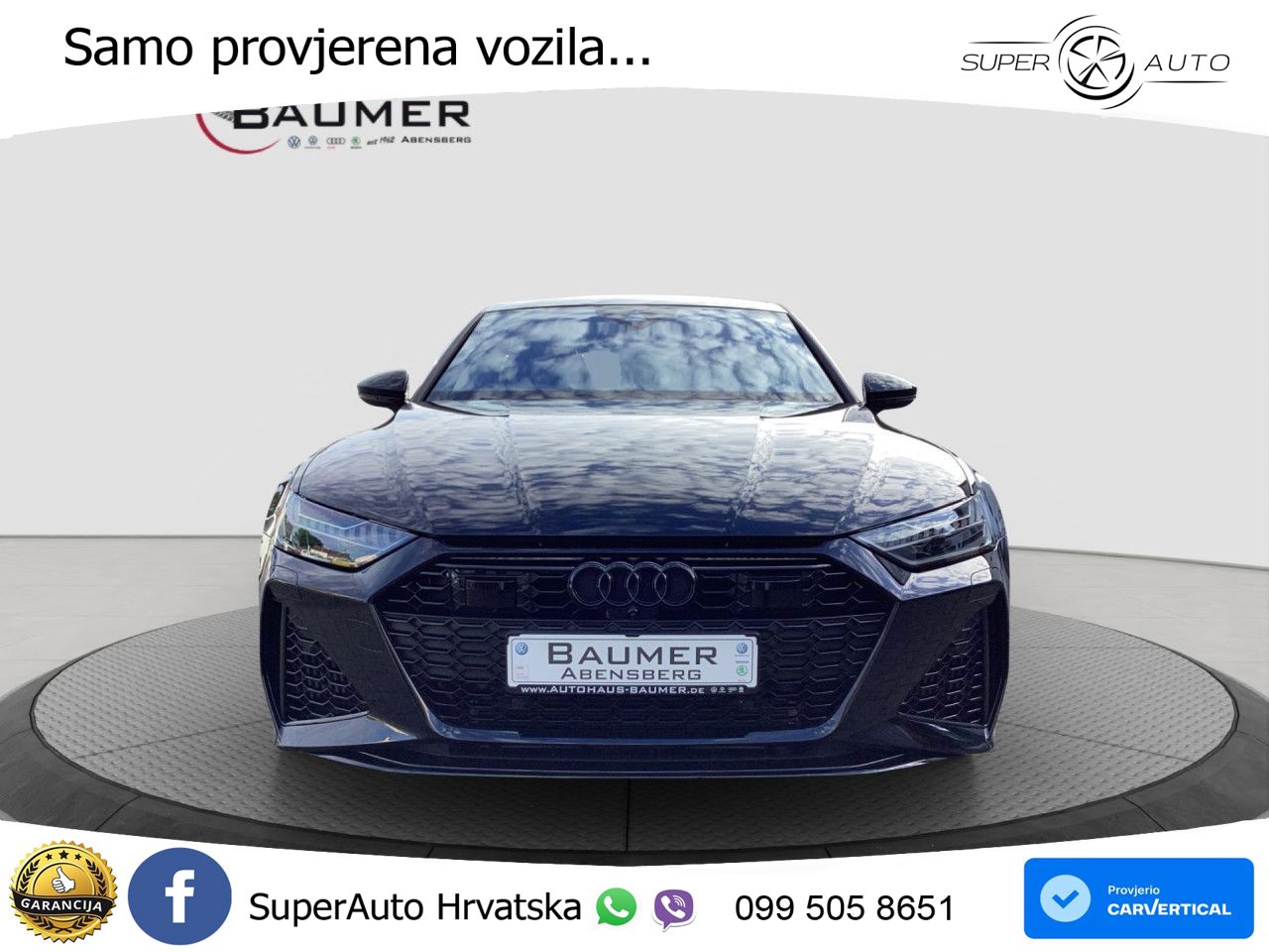 Audi RS7 4.0 TFSI V8 (600 KS) quattro tiptronic