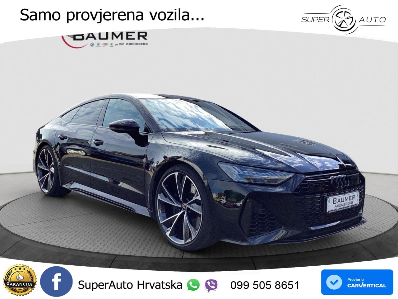 Audi RS7 4.0 TFSI V8 (600 KS) quattro tiptronic