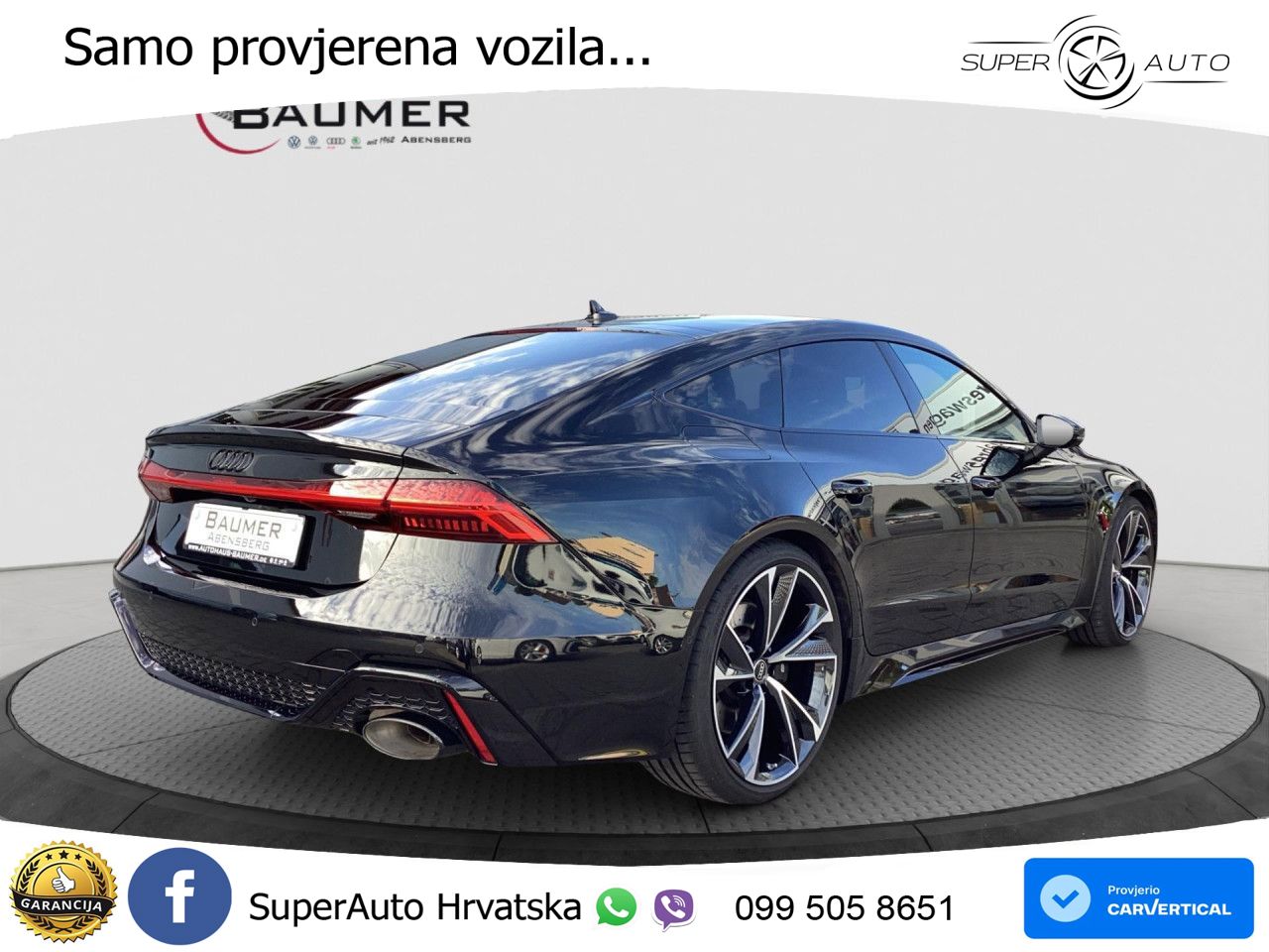 Audi RS7 4.0 TFSI V8 (600 KS) quattro tiptronic