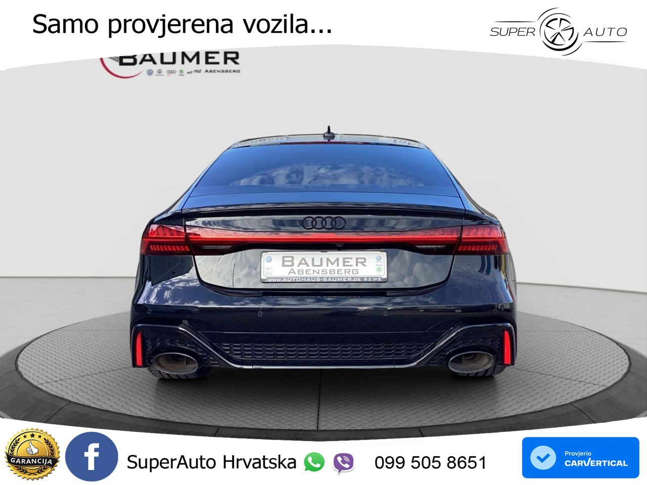 Audi RS7 4.0 TFSI V8 (600 KS) quattro tiptronic