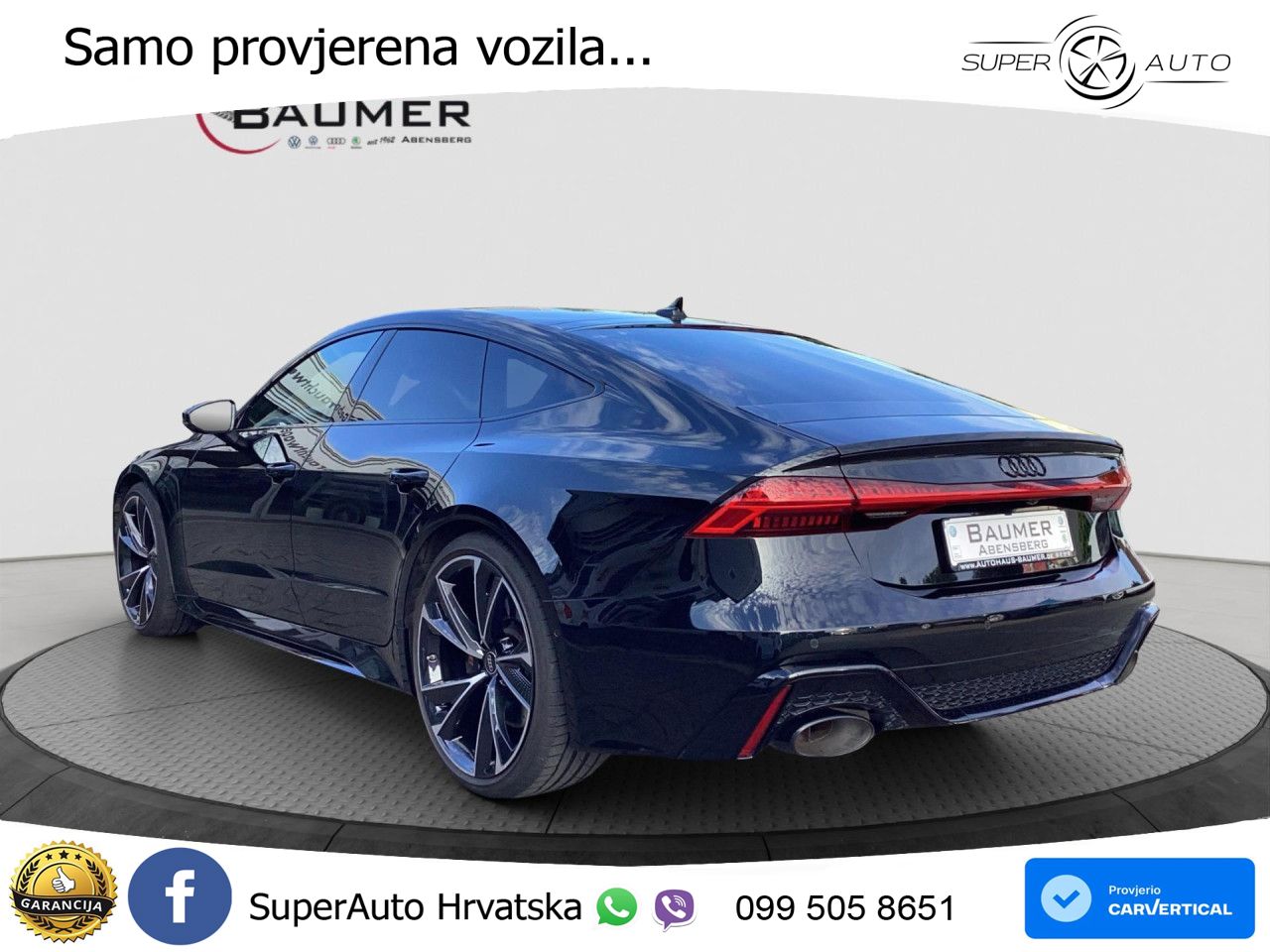 Audi RS7 4.0 TFSI V8 (600 KS) quattro tiptronic
