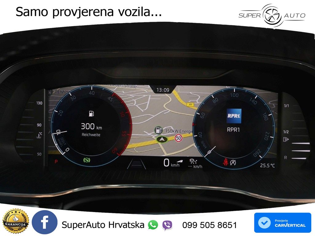 Škoda Octavia Combi 2.0 TDI (150 KS) DSG MATRIX+GR SJED+KAM