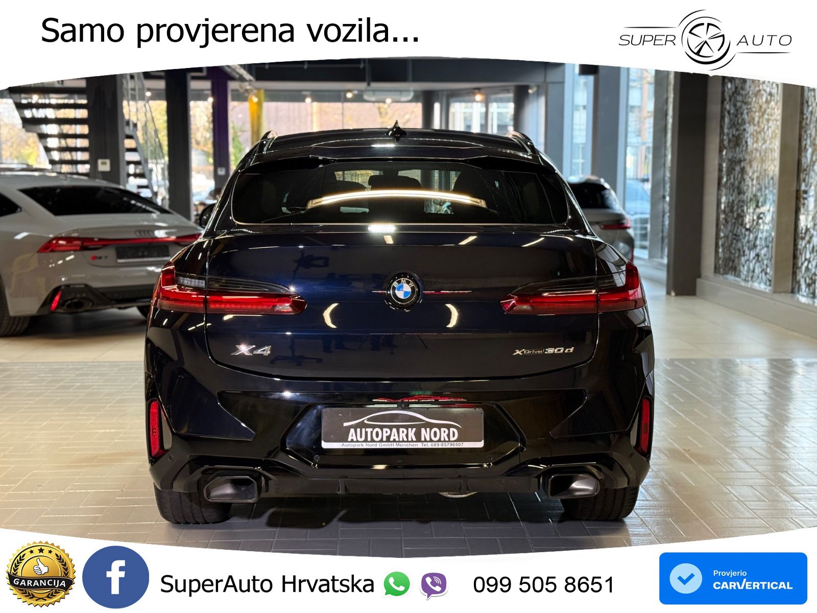 BMW X4 30d (286 KS) xDrive Steptronic M Sport LED+GR SJED+ACC