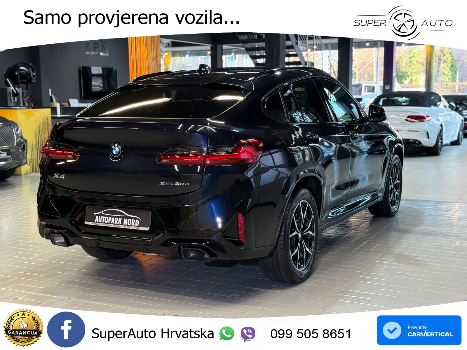 BMW X4 30d (286 KS) xDrive Steptronic M Sport LED+GR SJED+ACC