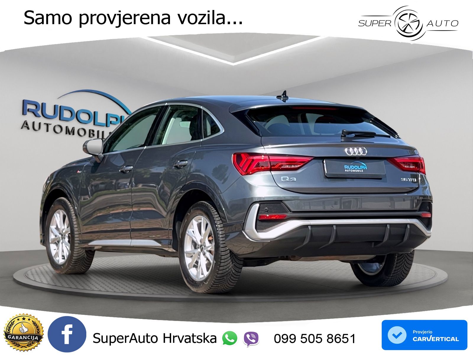 Audi Q3 II Sportback 35 TFSI (150 KS) S tronic S line LED+GR SJED+ACC