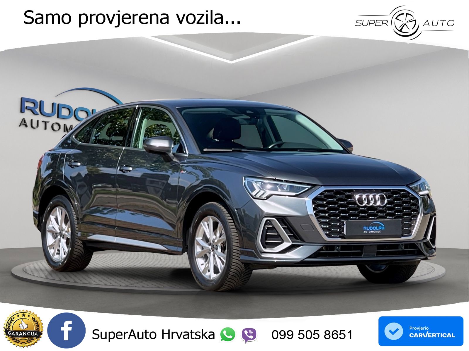 Audi Q3 II Sportback 35 TFSI (150 KS) S tronic S line LED+GR SJED+ACC
