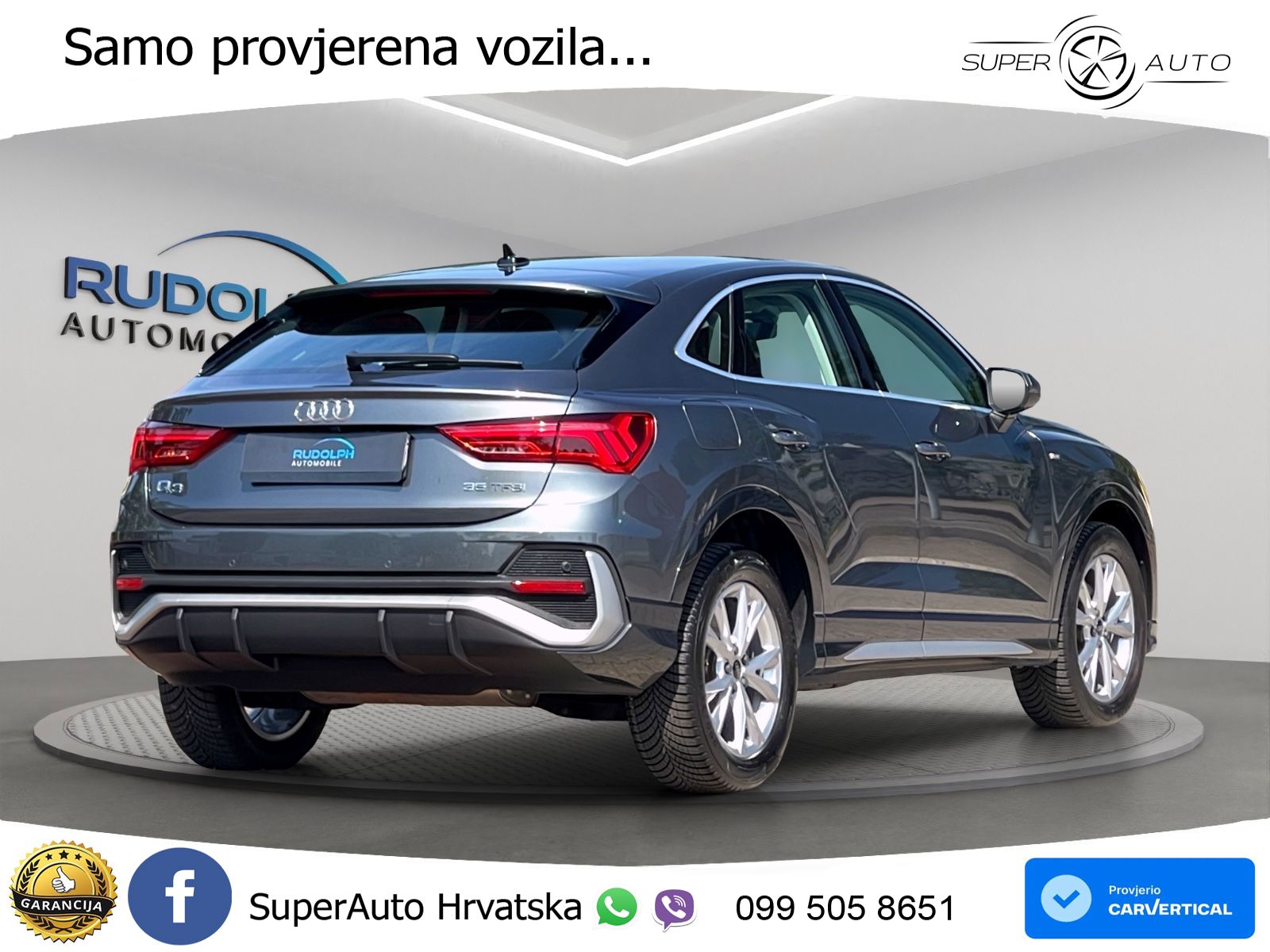Audi Q3 II Sportback 35 TFSI (150 KS) S tronic S line LED+GR SJED+ACC
