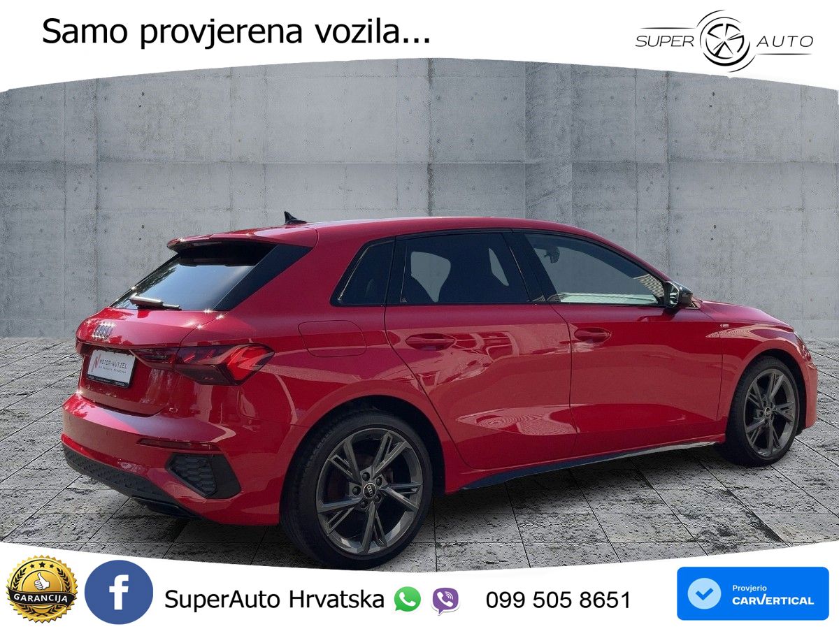 Audi A3 35 TFSI (150 KS) S line MATRIX+GR SJED+KAM