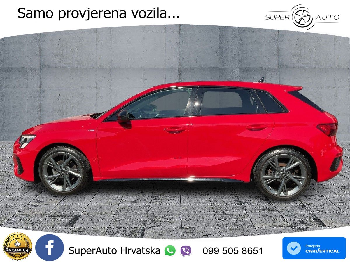 Audi A3 35 TFSI (150 KS) S line MATRIX+GR SJED+KAM