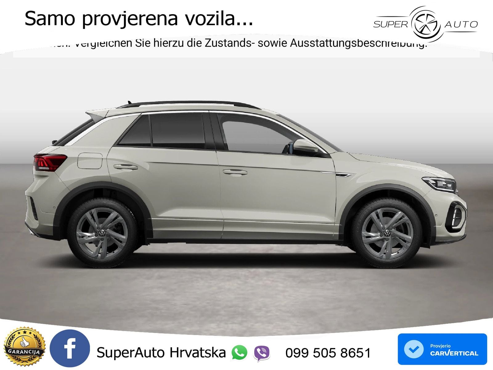 Volkswagen T-Roc 1.5 TSI (150 KS) DSG R-Line LED+GR SJED+ACC