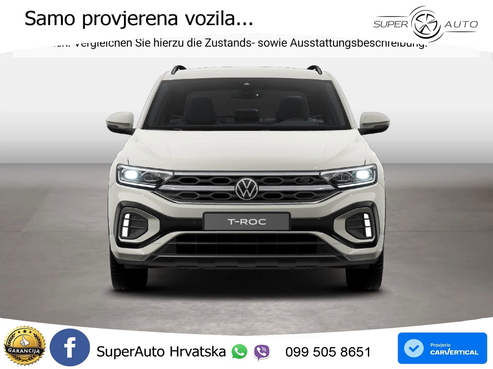 Volkswagen T-Roc 1.5 TSI (150 KS) DSG R-Line LED+GR SJED+ACC