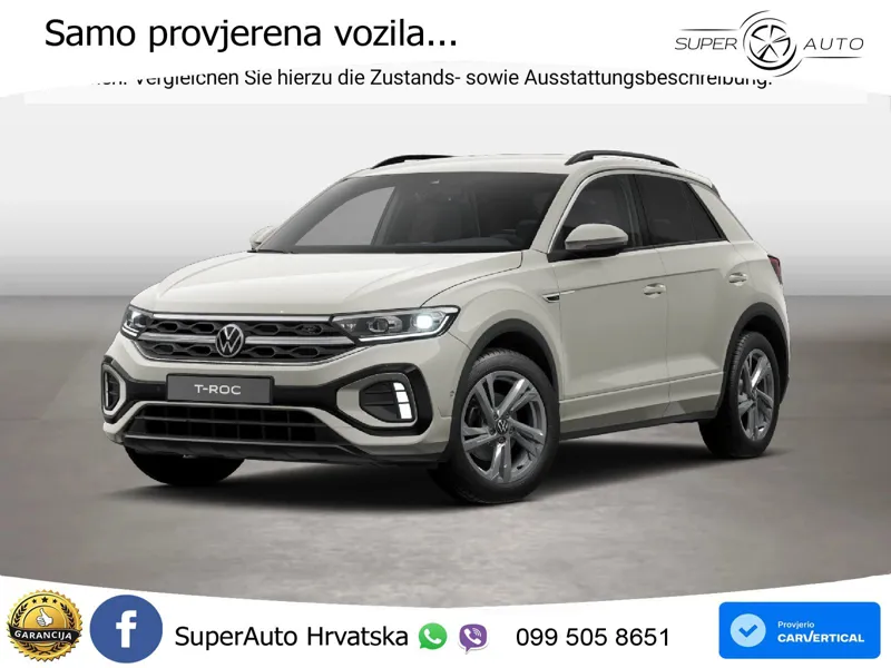 Volkswagen T-Roc 1.5 TSI (150 KS) DSG R-Line LED+GR SJED+ACC