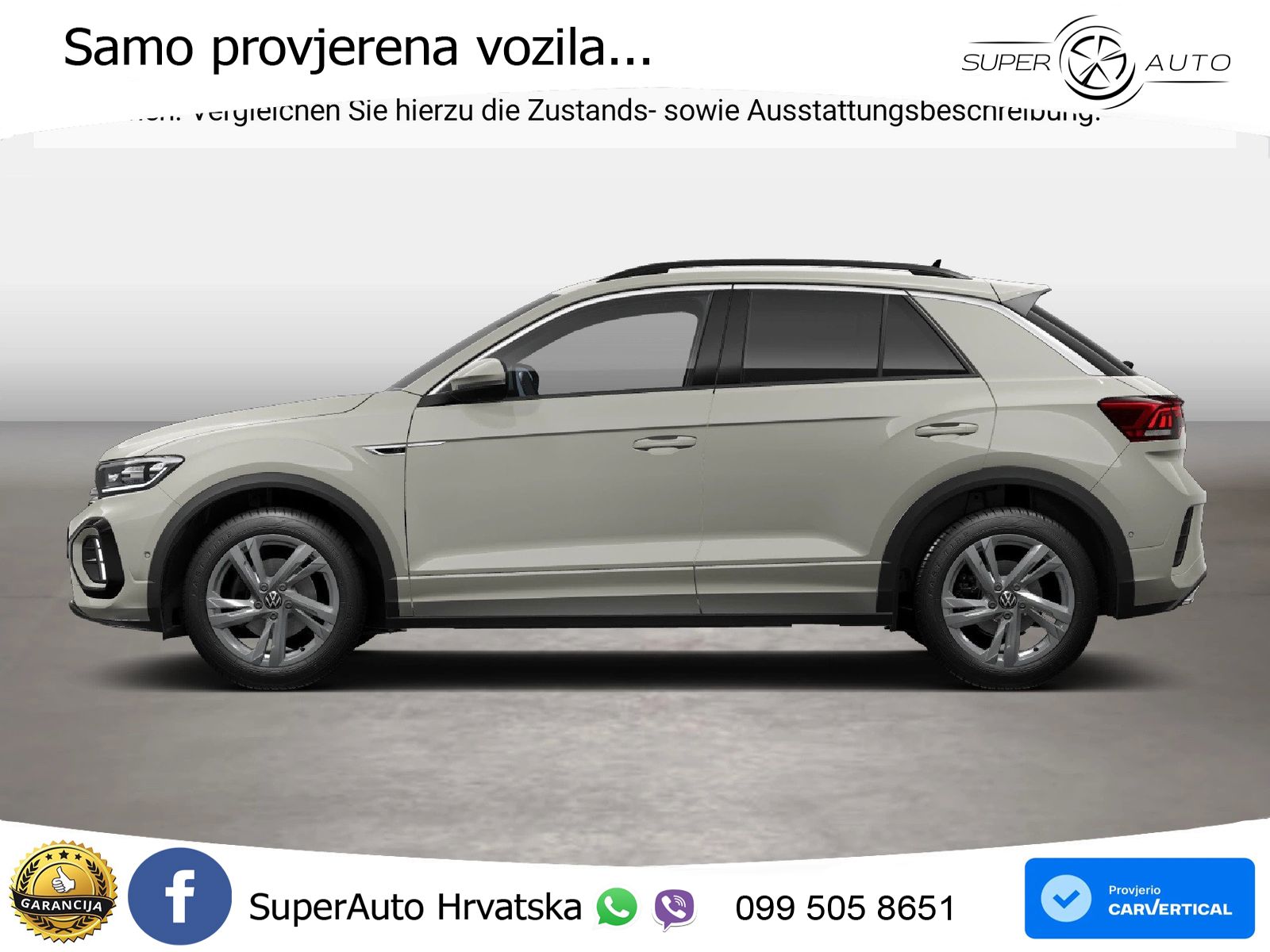 Volkswagen T-Roc 1.5 TSI (150 KS) DSG R-Line LED+GR SJED+ACC