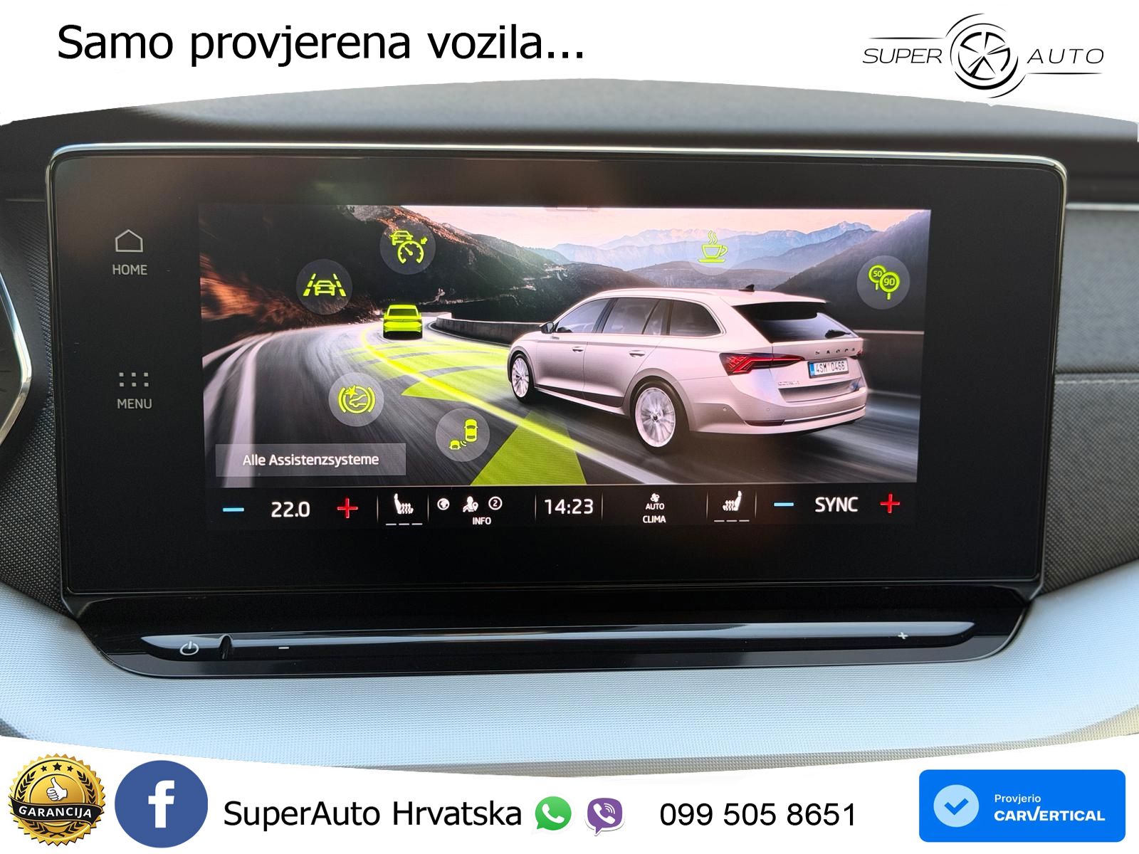 Škoda Octavia Combi 1.5 TSI EVO e-TEC (150 KS) DSG LED+GR SJED+ACC