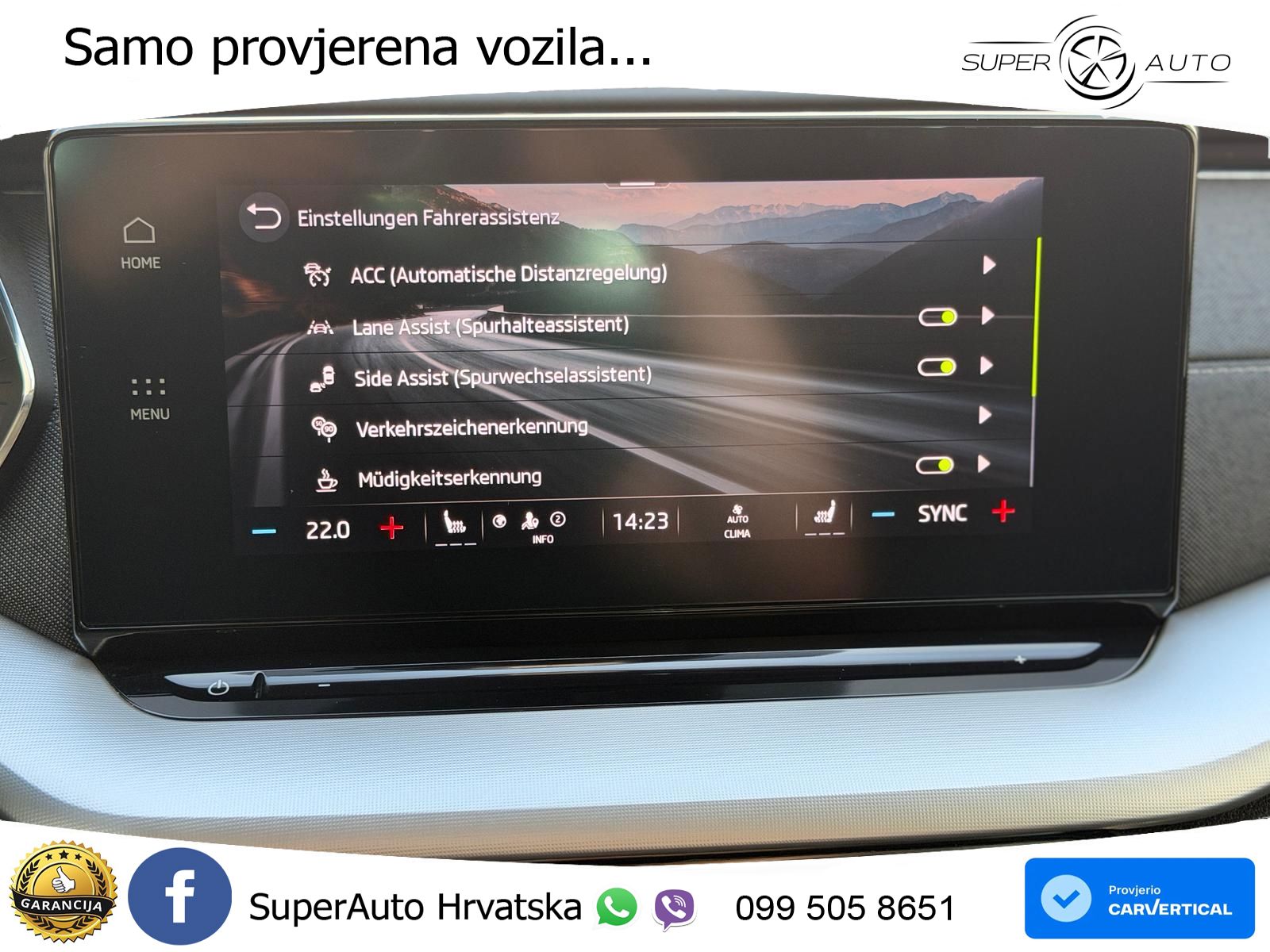 Škoda Octavia Combi 1.5 TSI EVO e-TEC (150 KS) DSG LED+GR SJED+ACC