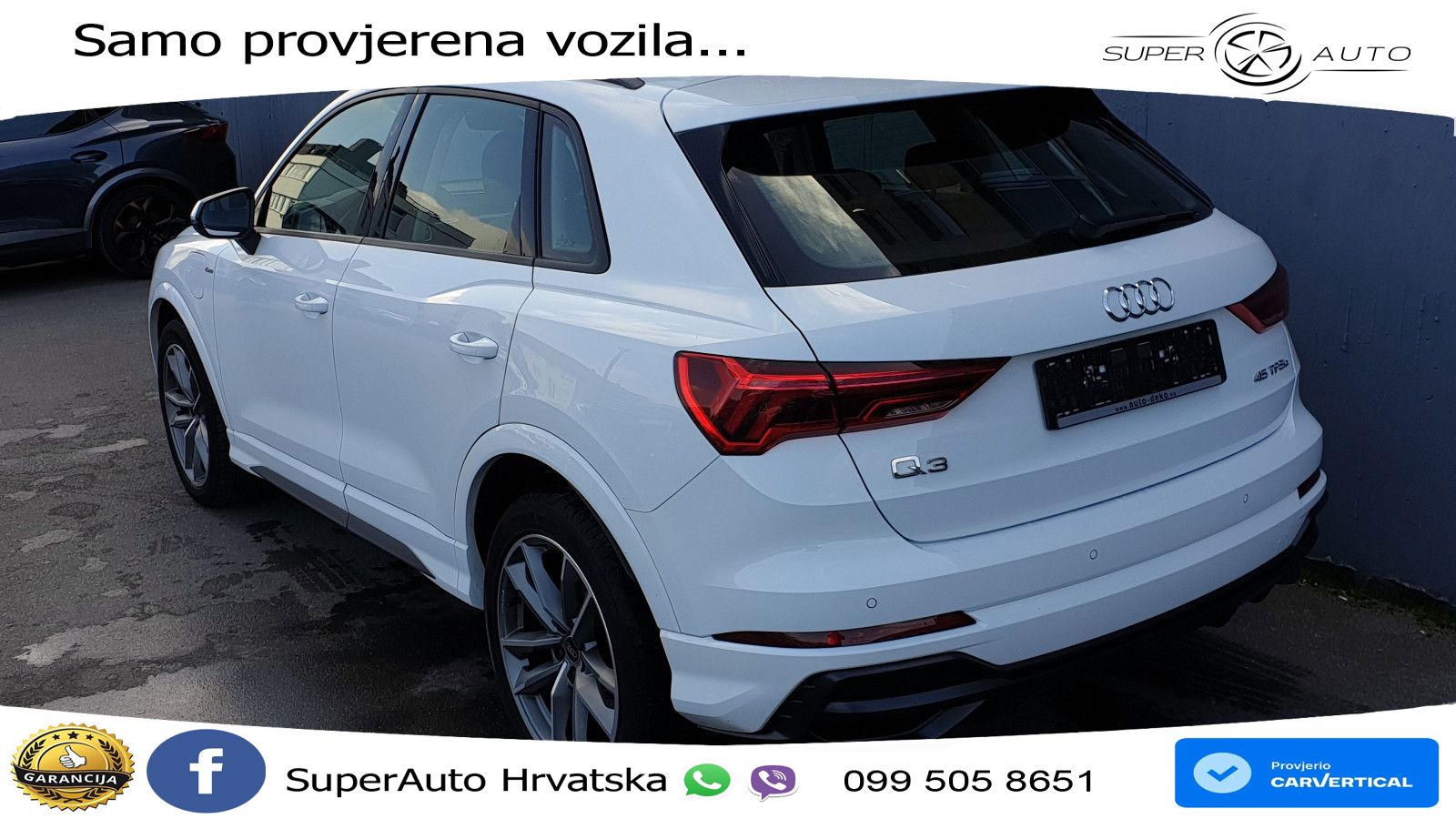 Audi Q3 45 TFSIe (245 KS) S tronic S line LED+GR SJED+ACC