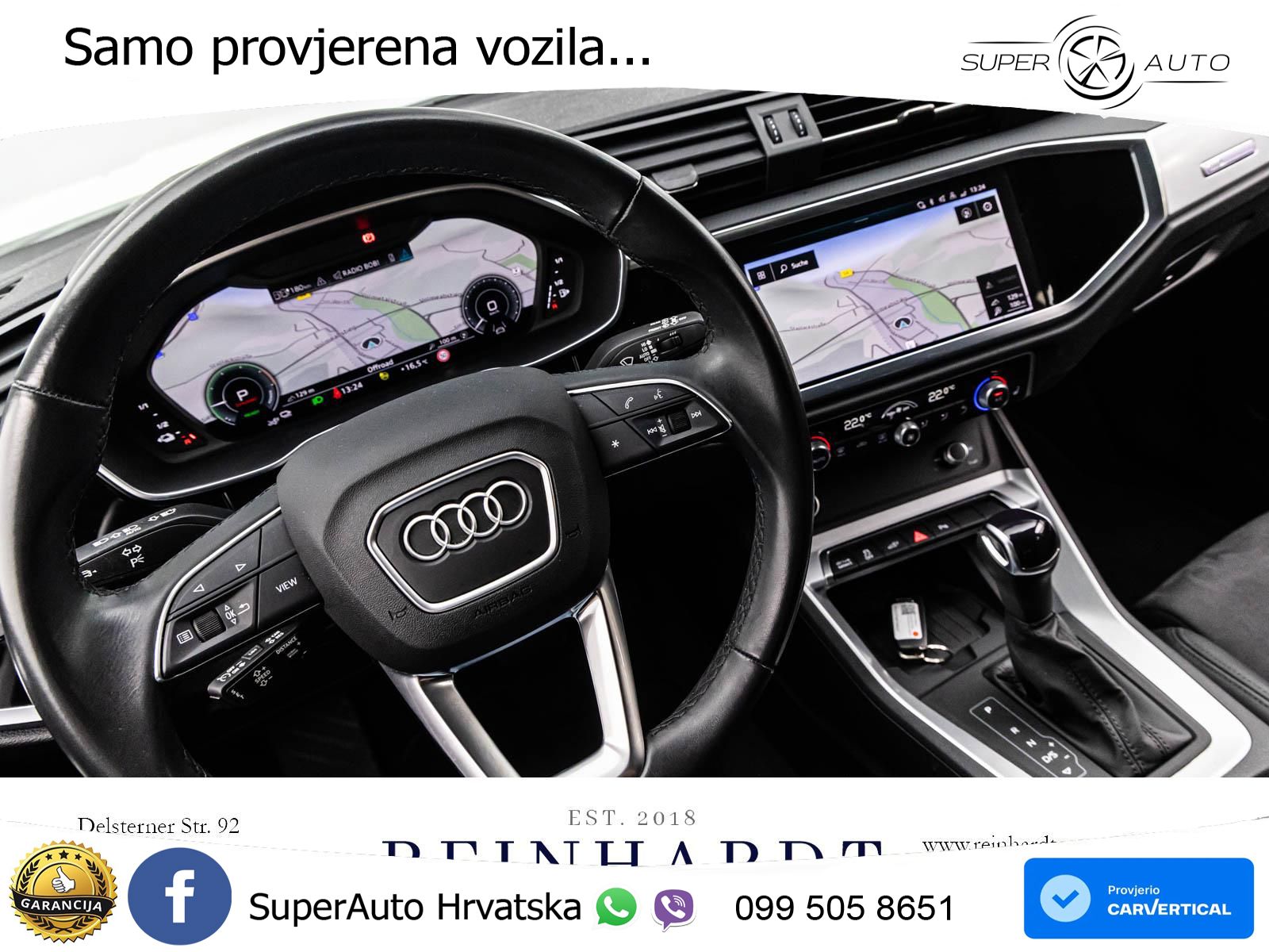 Audi Q3 45 TFSIe (245 KS) S tronic S line LED+GR SJED+ACC