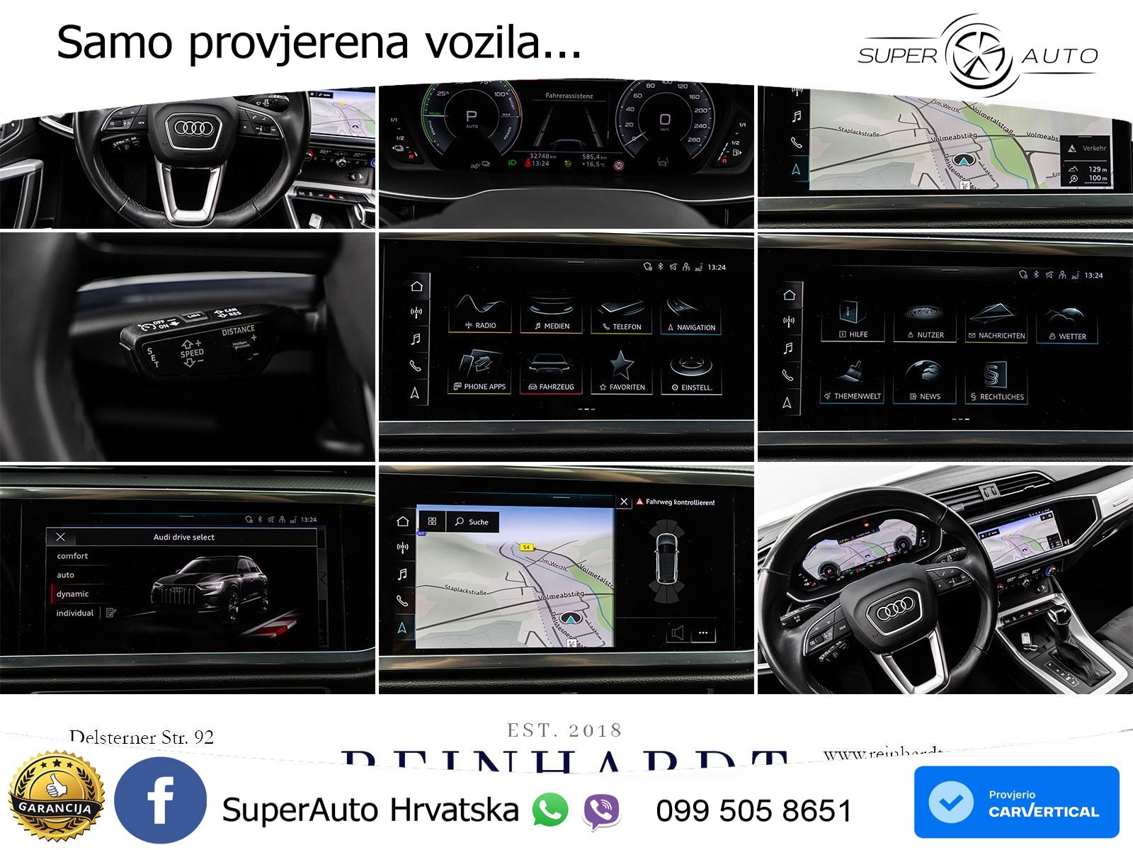 Audi Q3 45 TFSIe (245 KS) S tronic S line LED+GR SJED+ACC